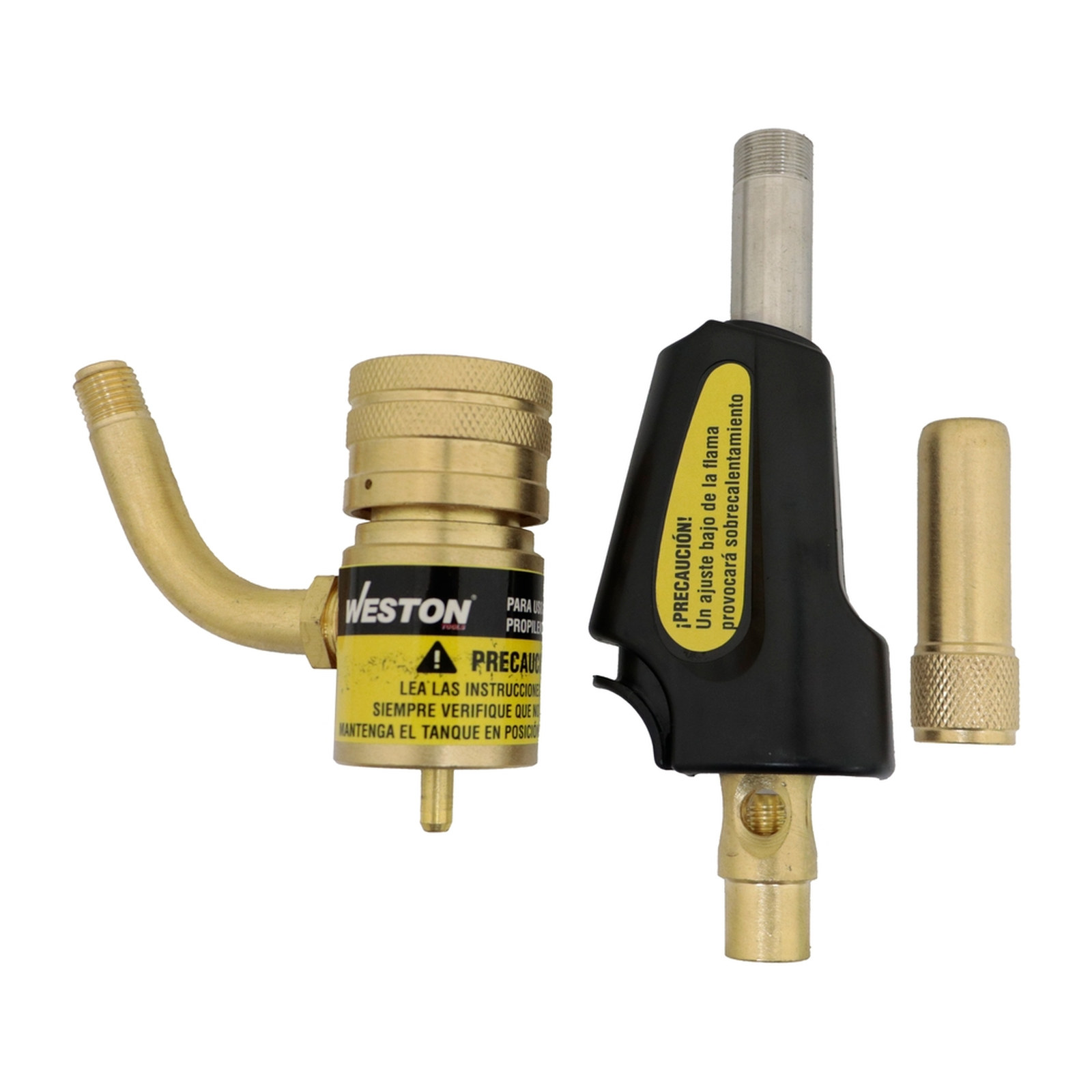 SOPLETE MAPP 1300°C CGA600 AUTOENCENDIDO VALVULA D/LATON CUERPO D/ACERO INOX. TUBO GIRATORIO 360° - Imagen 2