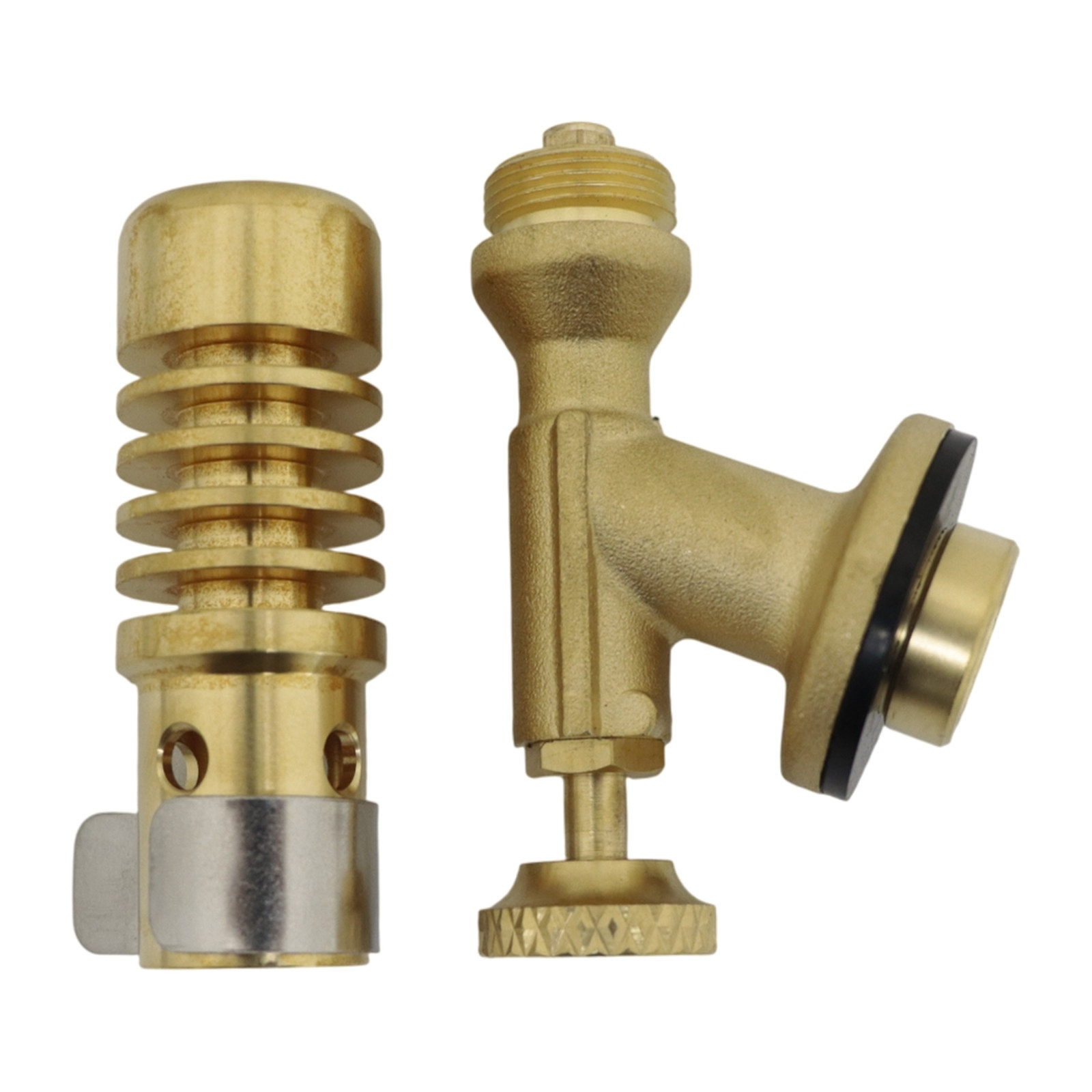 SOPLETE D/BUTANO ENCENDIDO MANUAL CONSTRUCCION EN LATON CONEXION 7/16" - Imagen 2