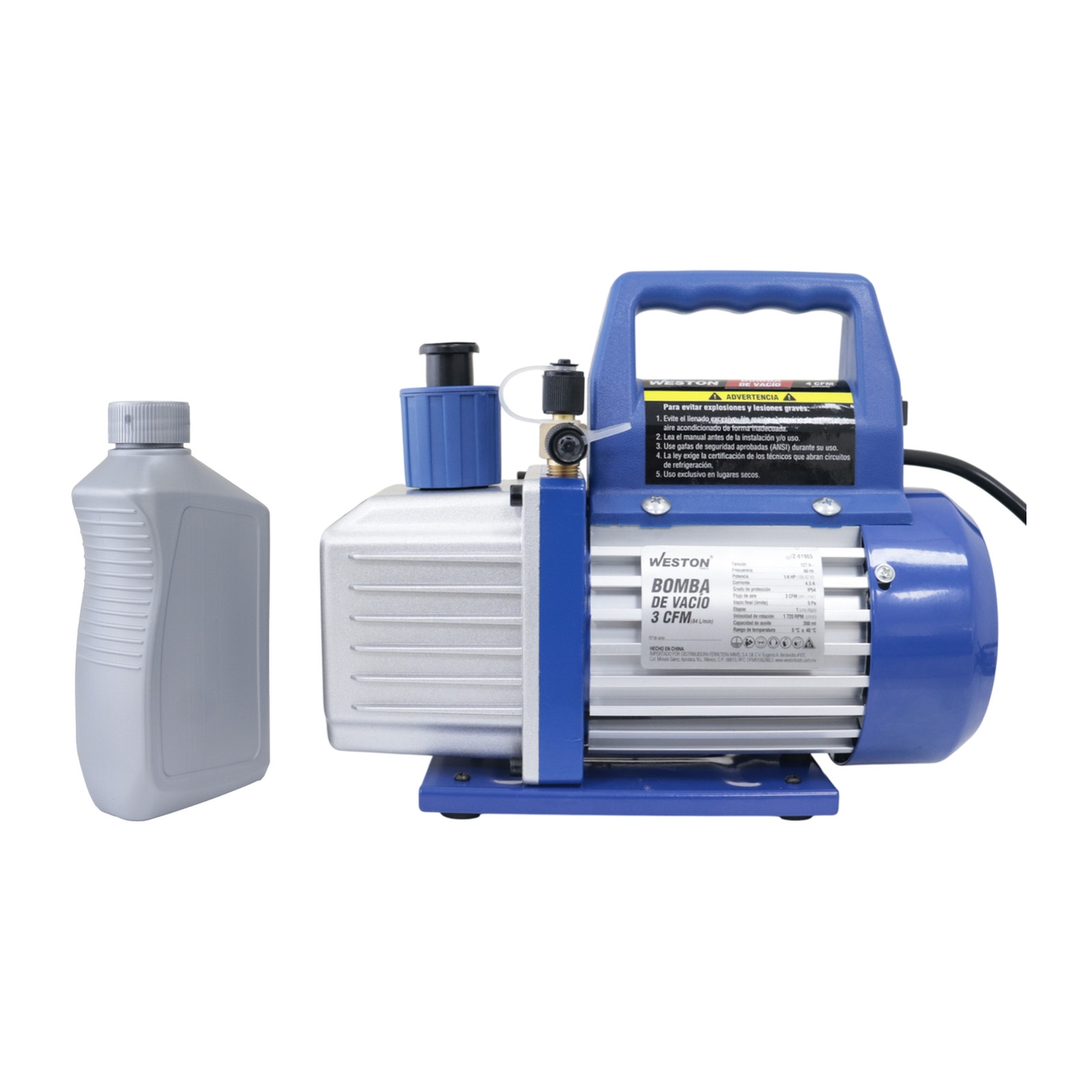BOMBA D/VACIO 3 CFM HVAC - Imagen 2