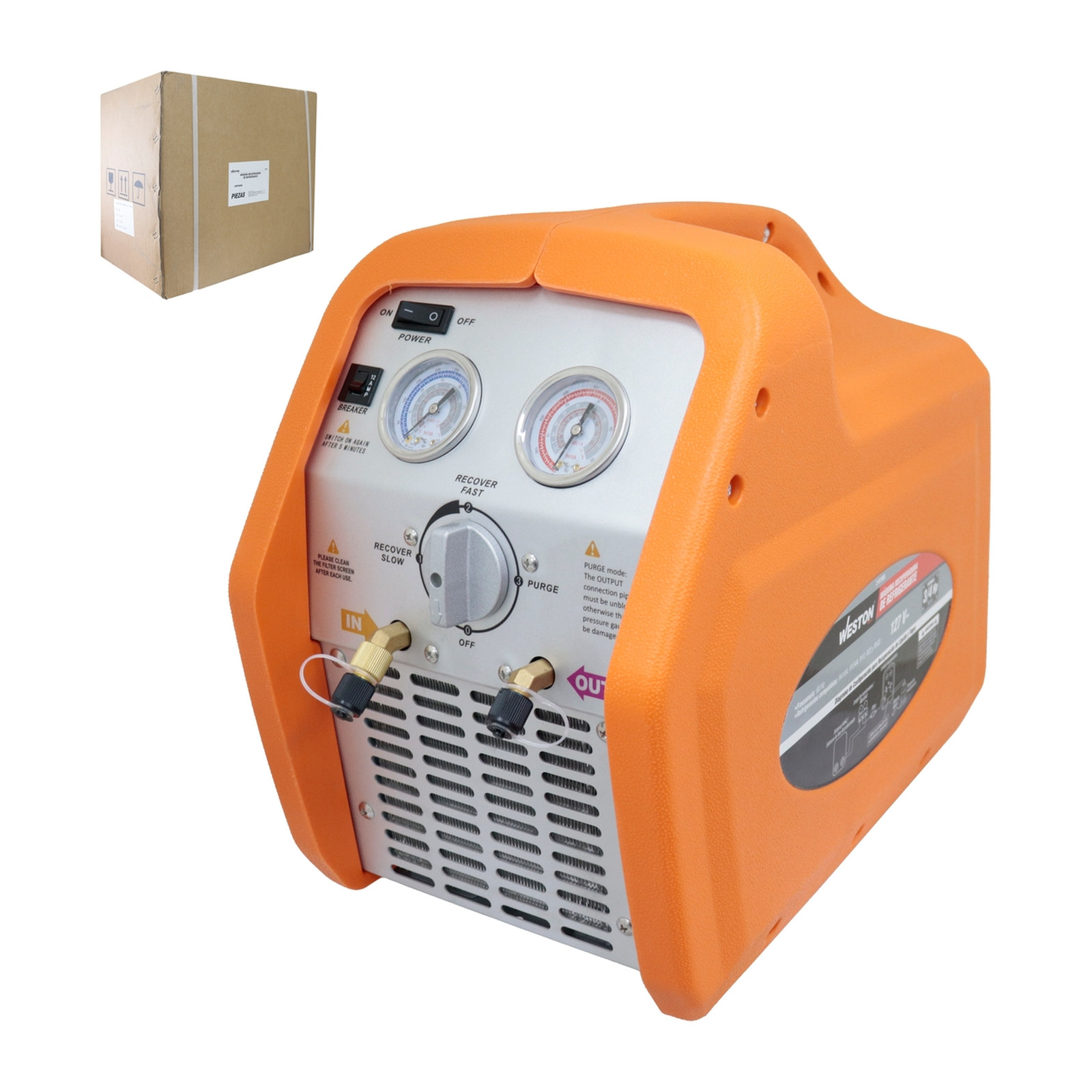 MAQUINA RECUPERADORA D/REFRIGERANTE HVAC