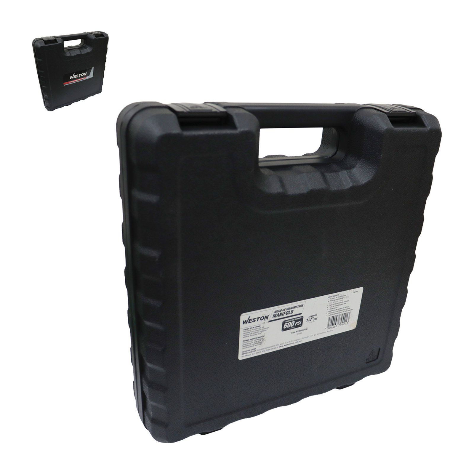JUEGO D/MANOMETROS MANIFOLD 600 PSI REFRIGERANTE R134A - Imagen 4