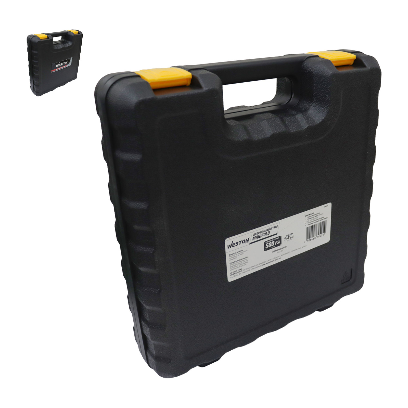 JUEGO D/MANOMETROS MANIFOLD 500 PSI REFRIGERANTE R12 R22 - Imagen 4