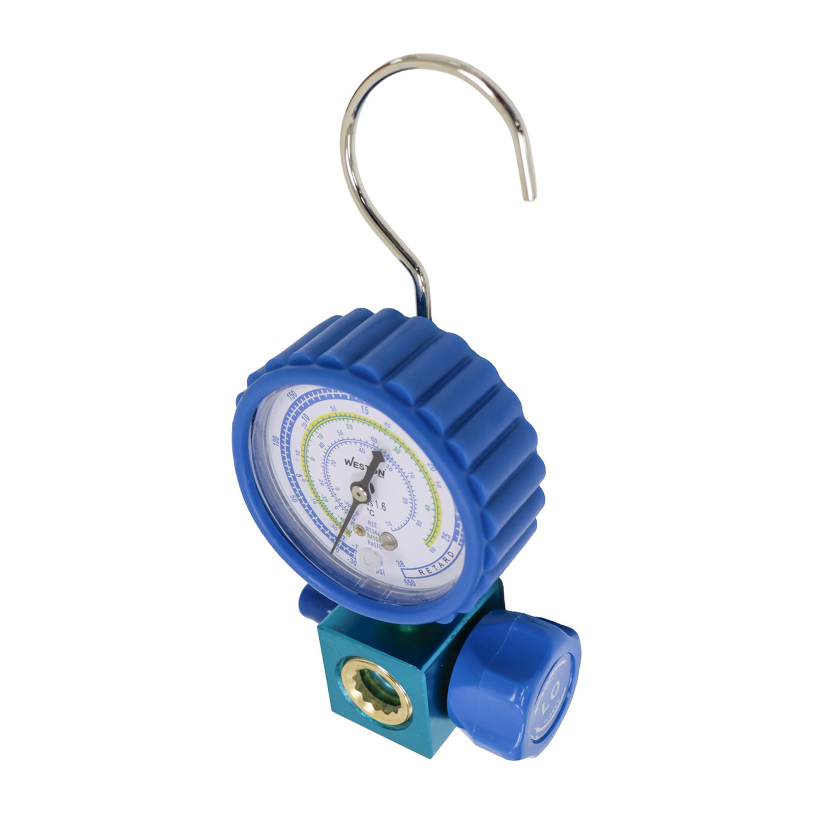 JUEGO D/MANOMETROS MANIFOLD REFRIGERANTES R22 R134A R407 R410 - Imagen 2