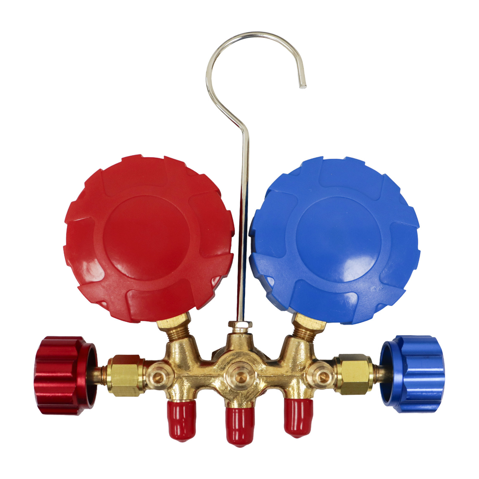 JUEGO D/MANOMETROS MANIFOLD REFRIGERANTES R22 R134A R404A - Imagen 3
