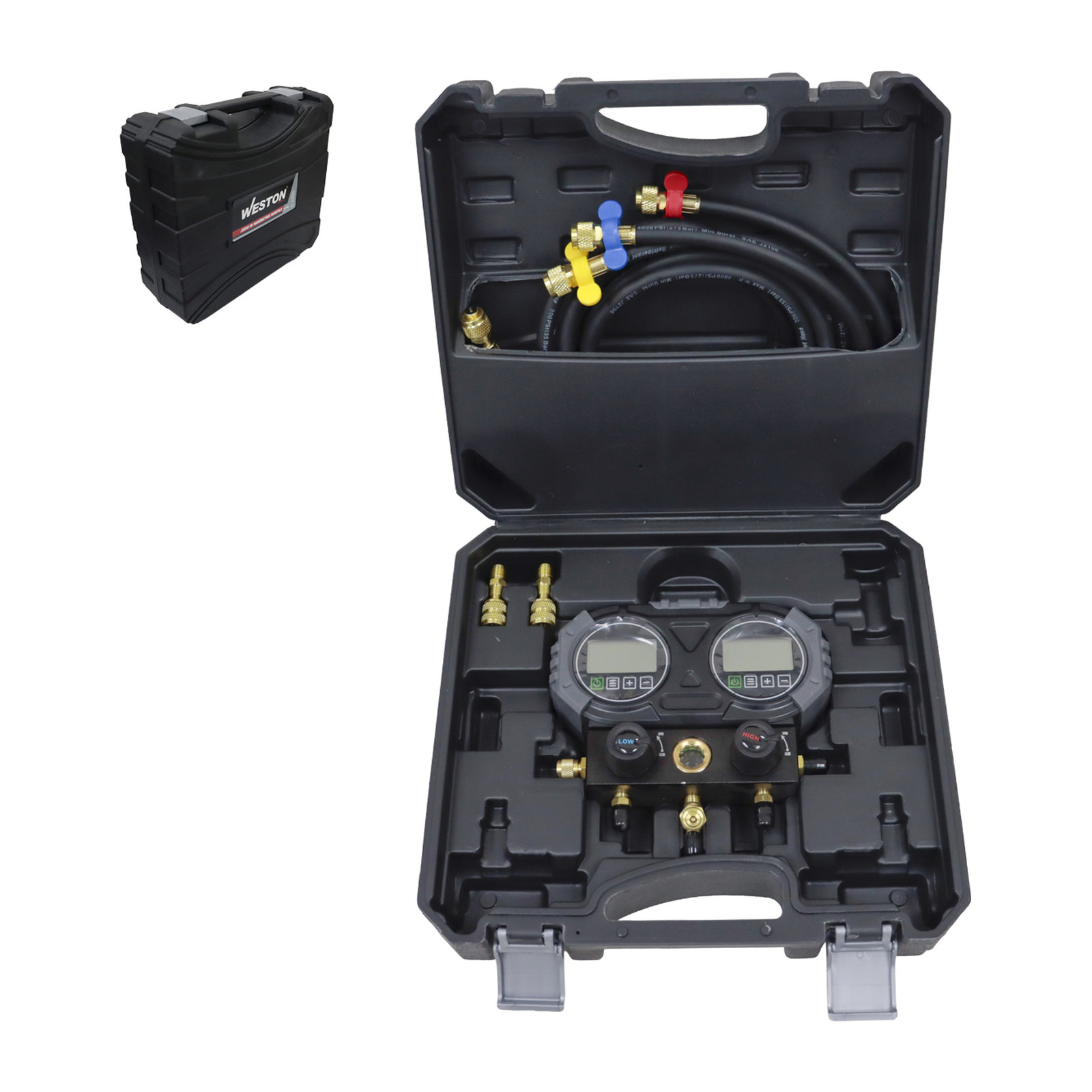 JUEGO D/MANOMETROS MANIFOLD 500 PSI REFRIGERANTE R12 R22