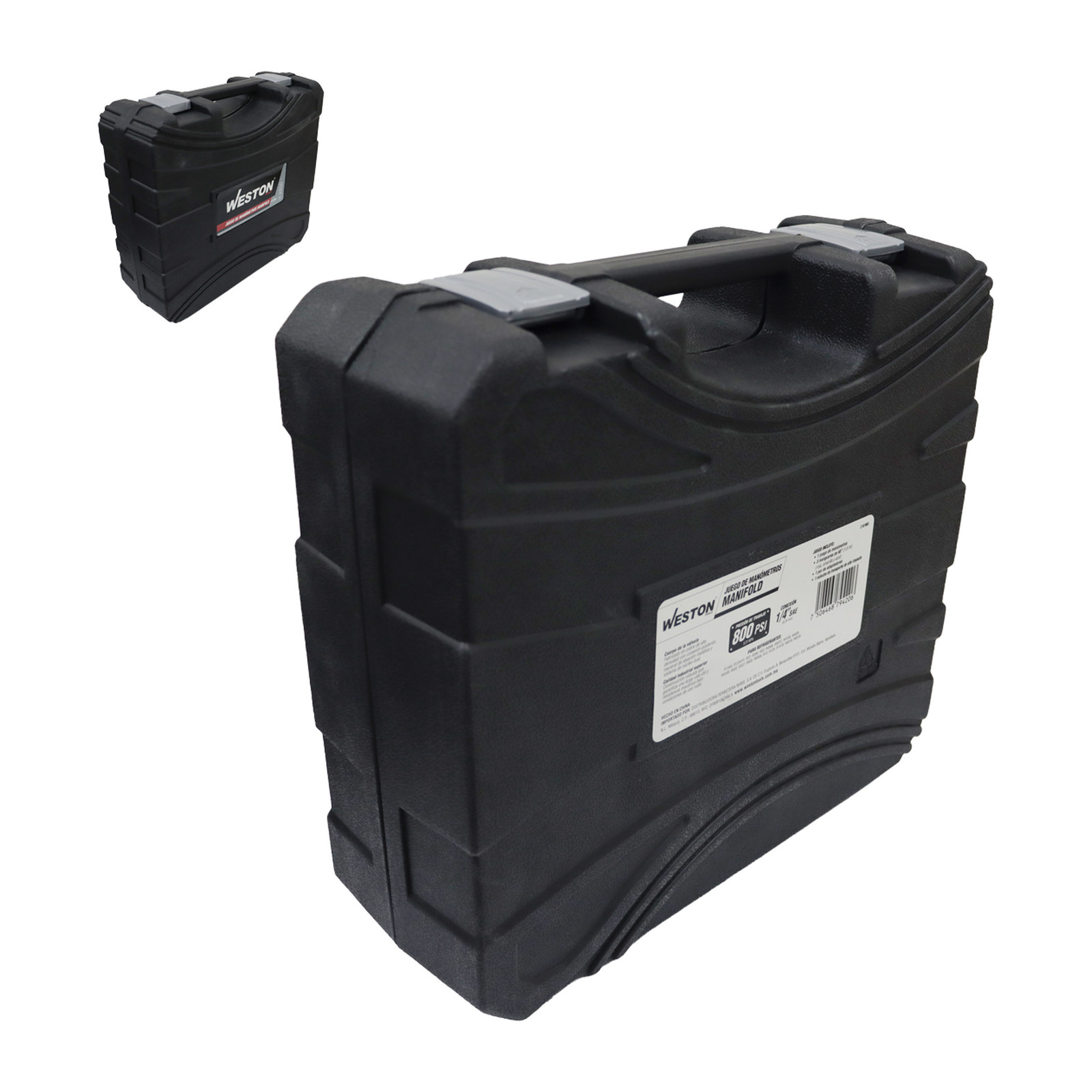 JUEGO D/MANOMETROS MANIFOLD 500 PSI REFRIGERANTE R12 R22 - Imagen 4