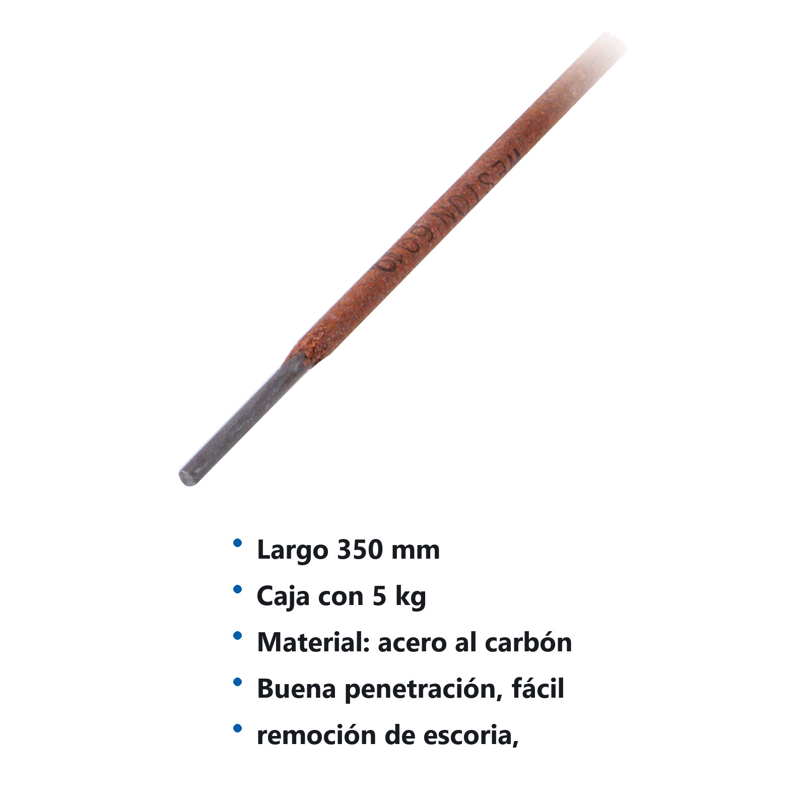 ELECTRODO PARA SOLDAR 6010 3/32"- 350MM 5KG - Imagen 4
