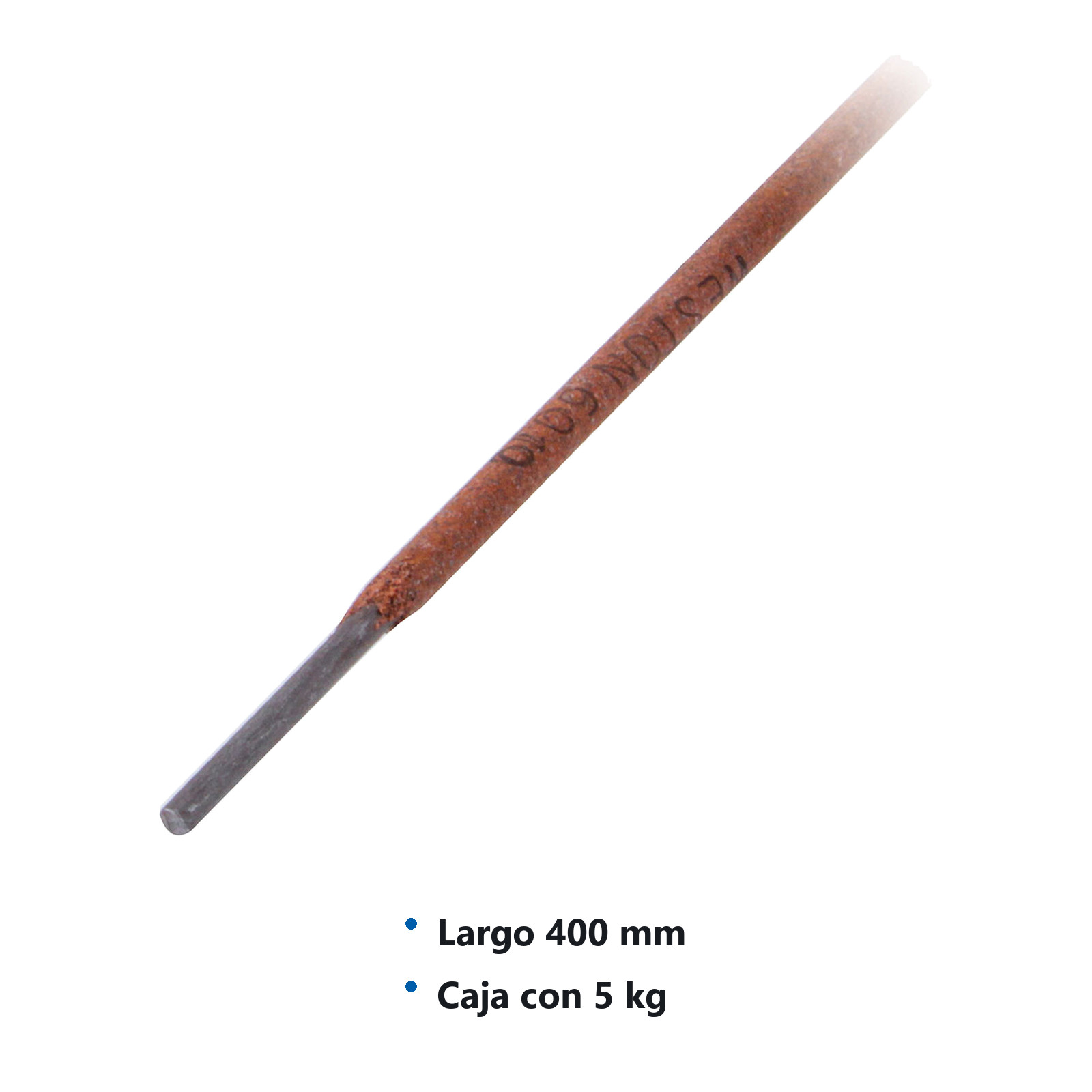 ELECTRODO PARA SOLDAR 6010 5/32"- 400MM 5KG - Imagen 3