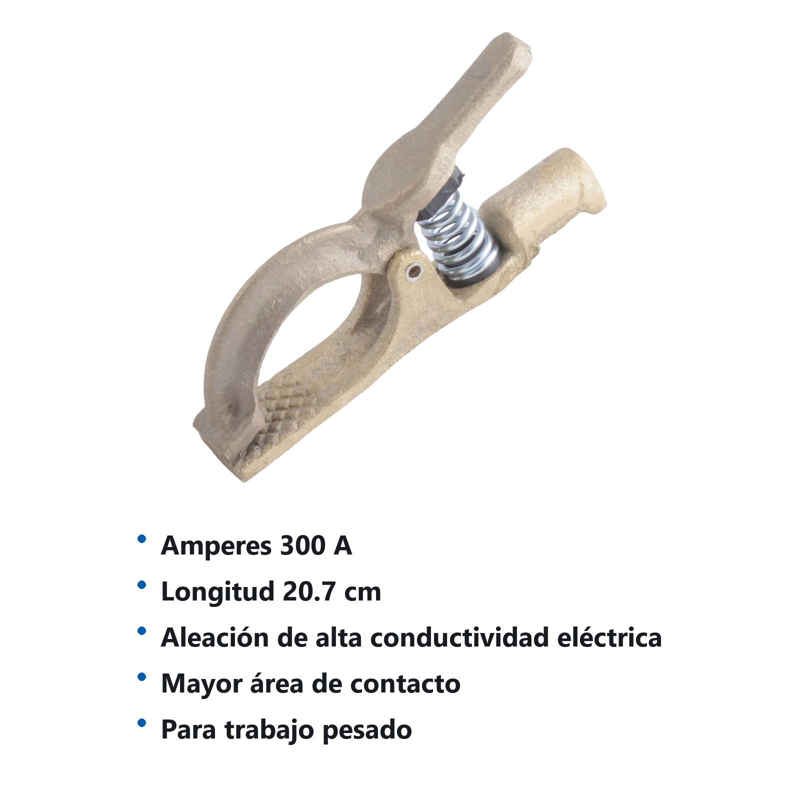 PINZA DE TIERRA TIPO LENCO HEAVY DUTY 300A - Imagen 2