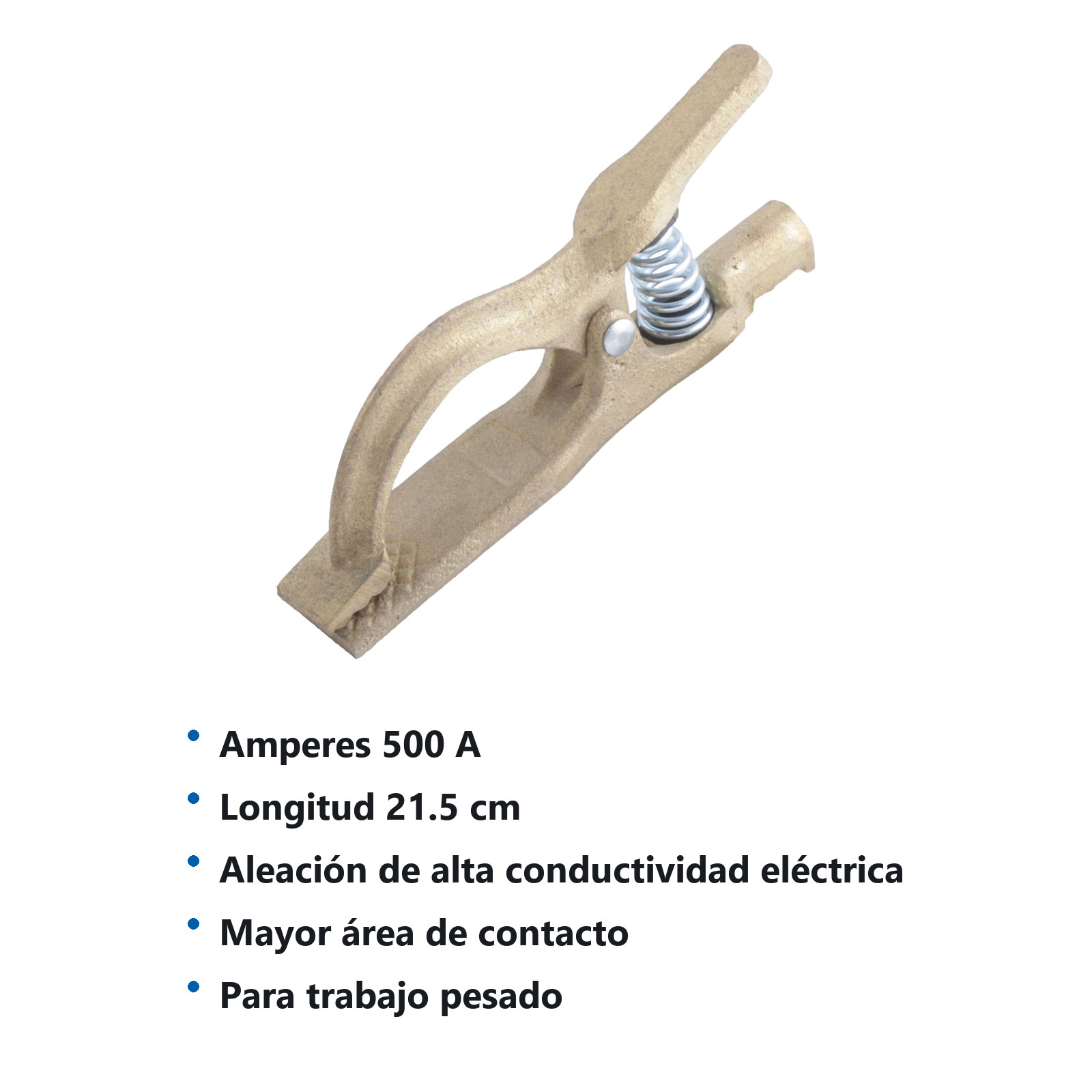 PINZA DE TIERRA TIPO LENCO HEAVY DUTY 500A - Imagen 2