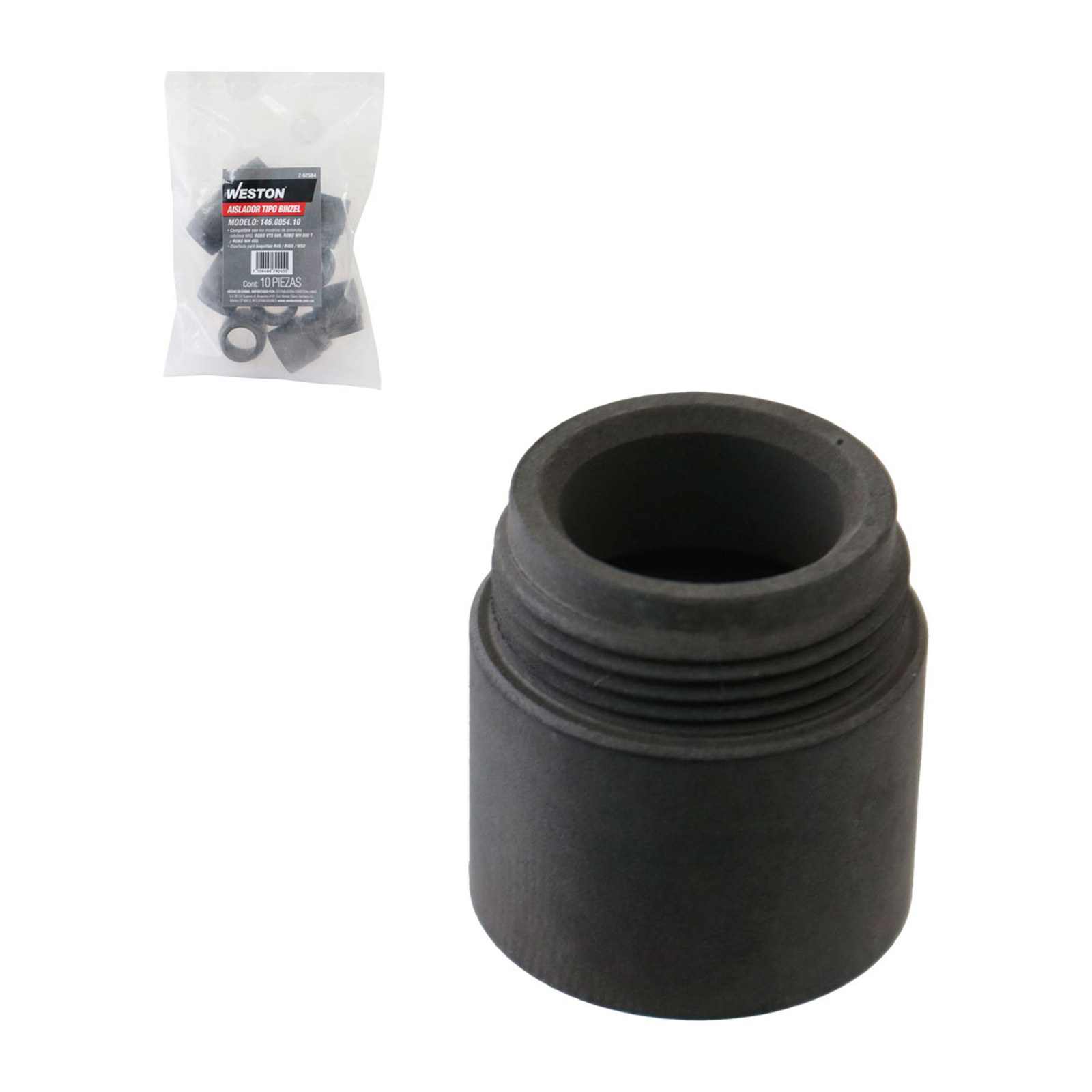 AISLADOR 146.0054.10 TIPO BINZEL (Precio x pieza - Empaque c/10 pzas)