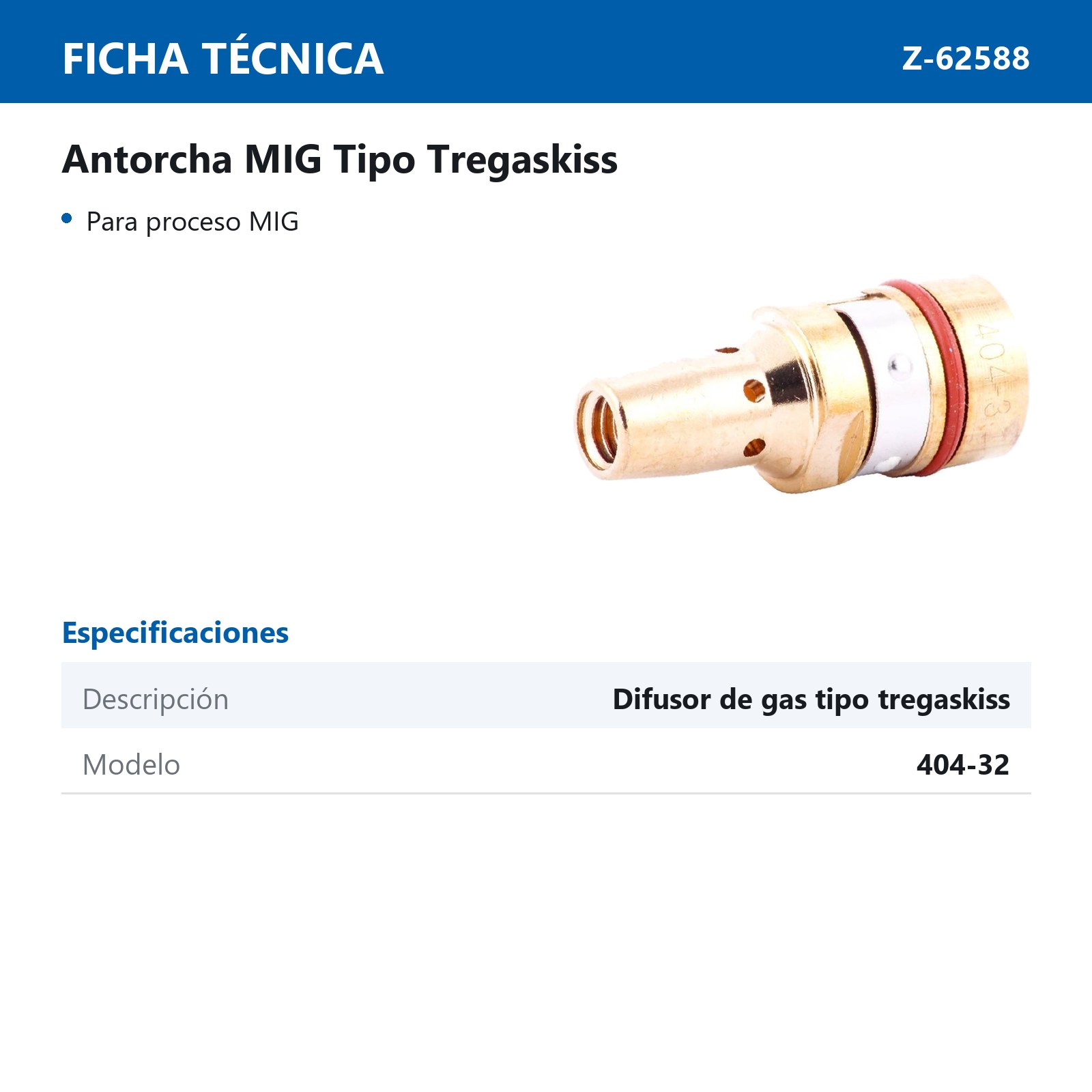 DIFUSOR TIPO TREGASKISS 404-32 (Precio x pieza - Empaque c/10 pzas) - Imagen 3