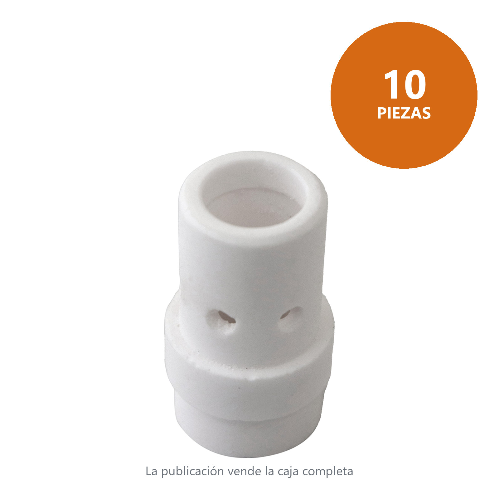 DIFUSOR DE GAS TIPO BINZEL M8 ROSCADO 014.D745.5 (Precio x pieza - Empaque c/10 pzas) - Imagen 3