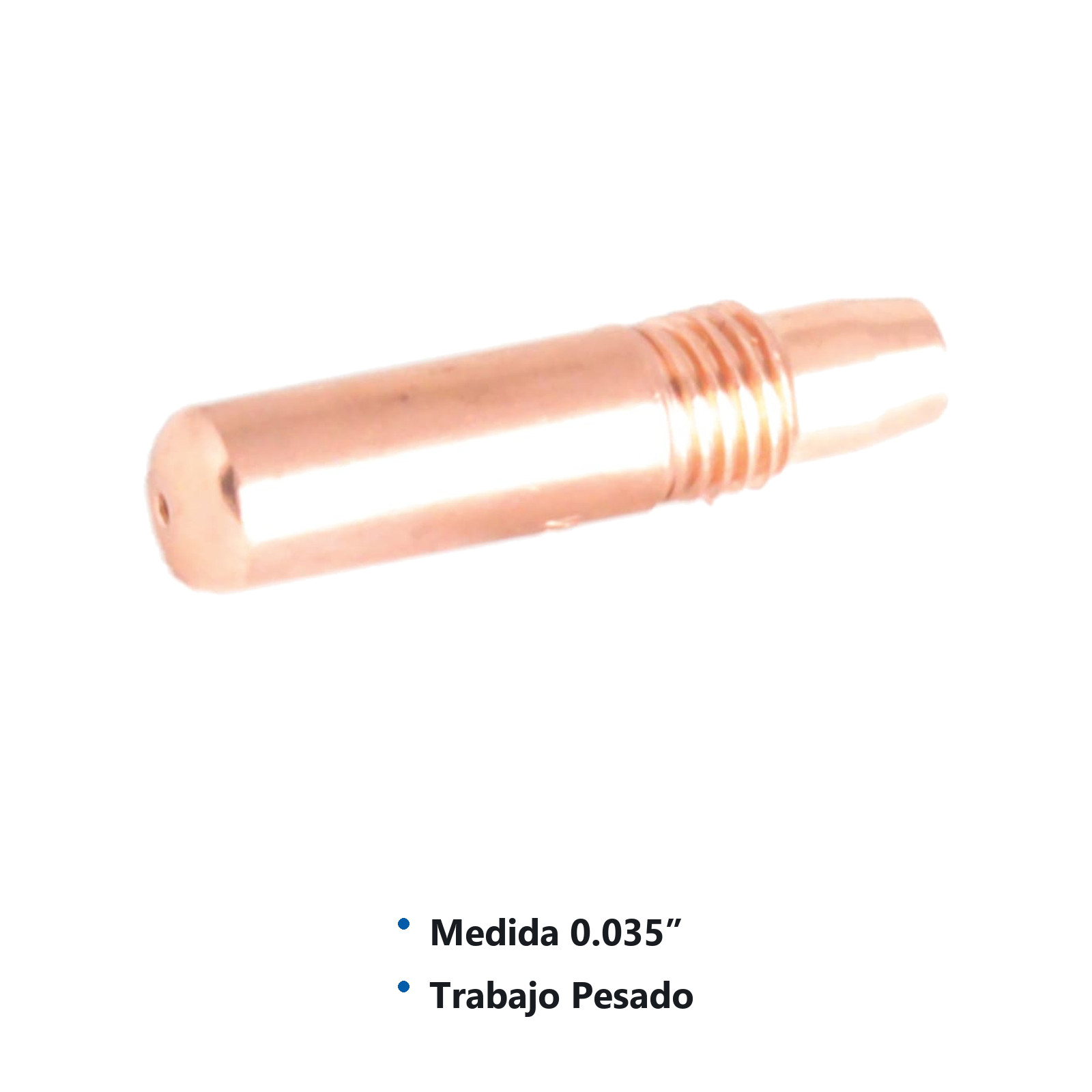 PUNTA DE CONTACTO TIPO TREGASKISS 403-20-35 USO PESADO 0.035" (Precio x pieza - Empaque c/50 pzas) - Imagen 3
