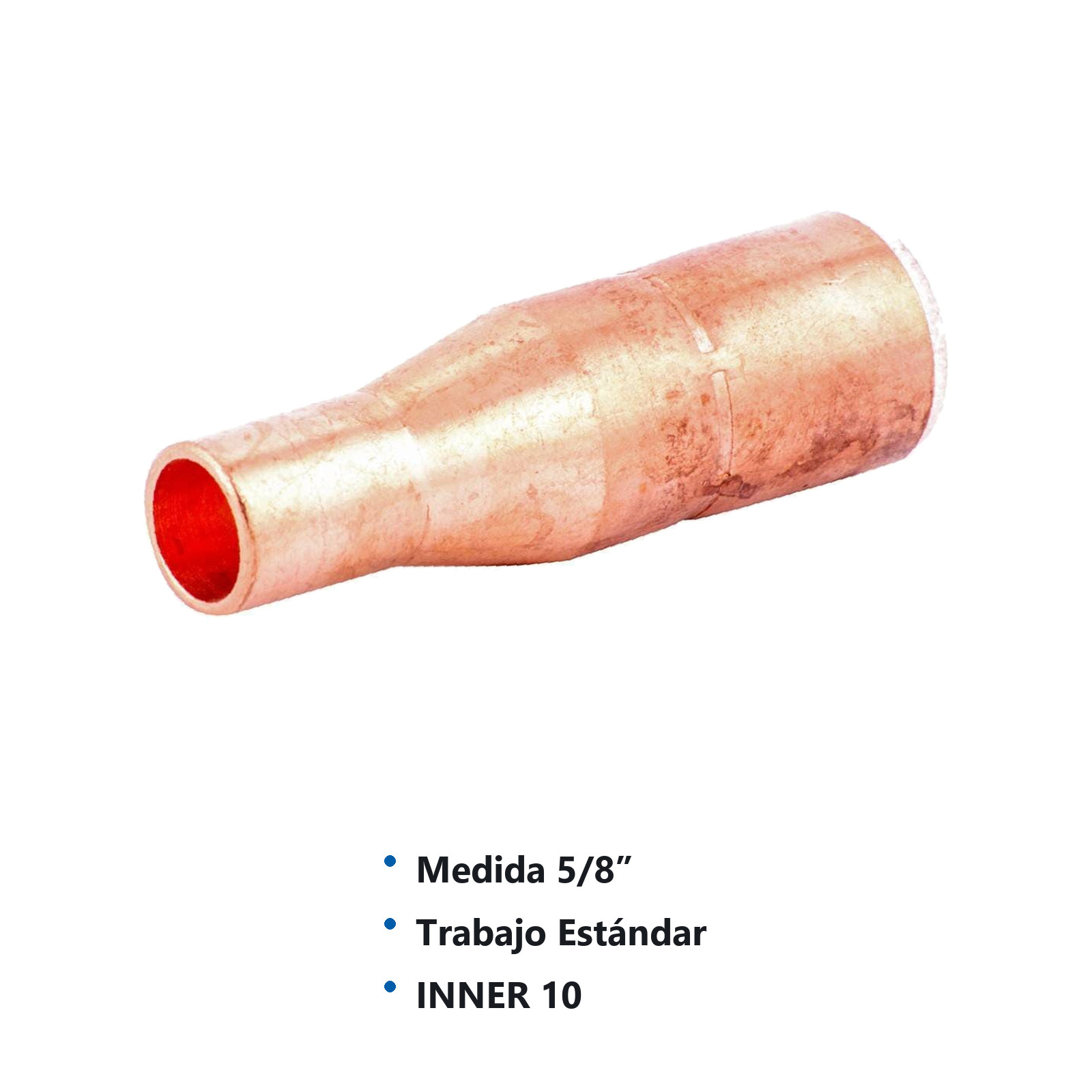 401-4-62 TOBERA COBRE T/TREG. 5/8 (Precio x pieza - Empaque c/10 pzas) - Imagen 3
