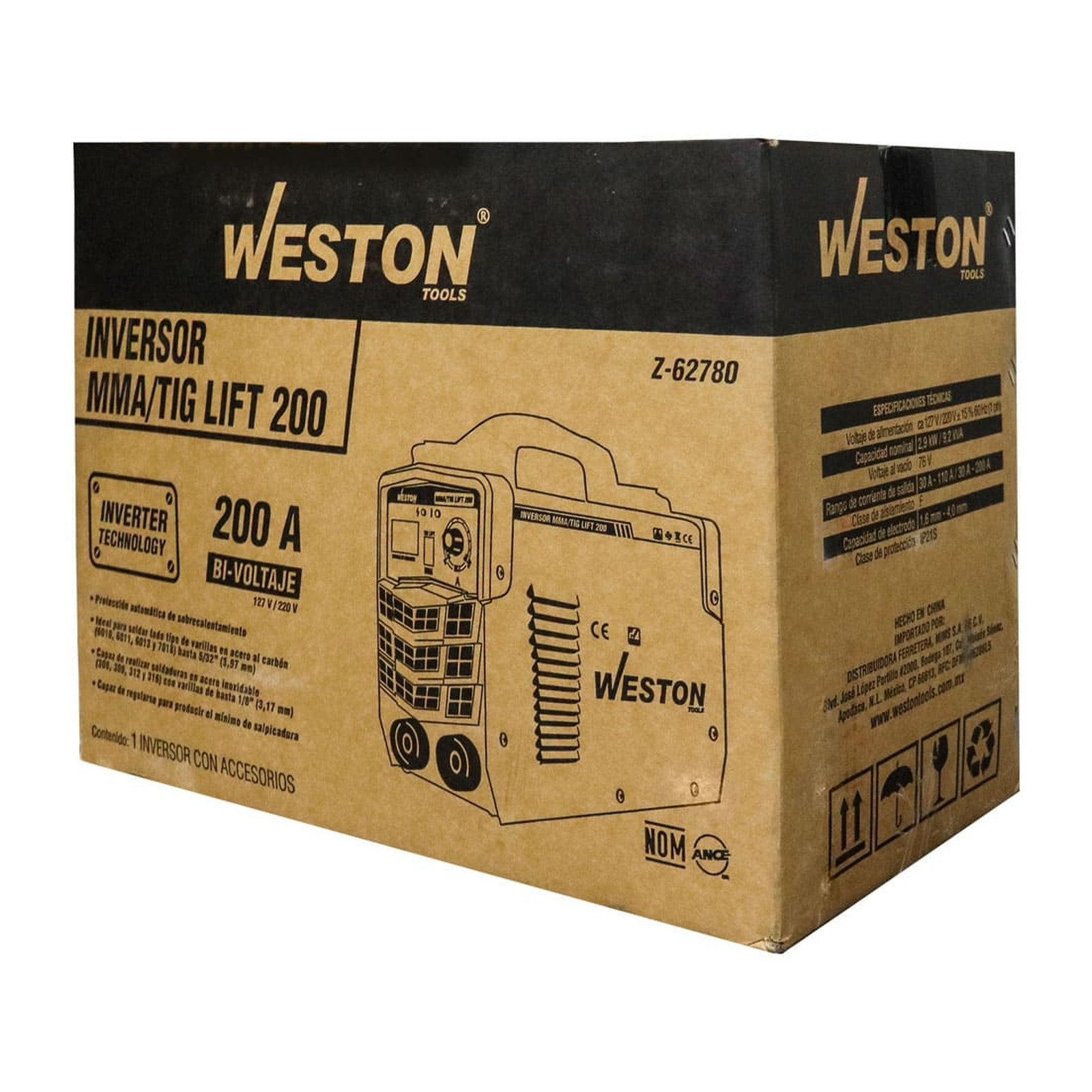INVERSOR MMA/TIG LIFT 200A 110/220V - Imagen 4