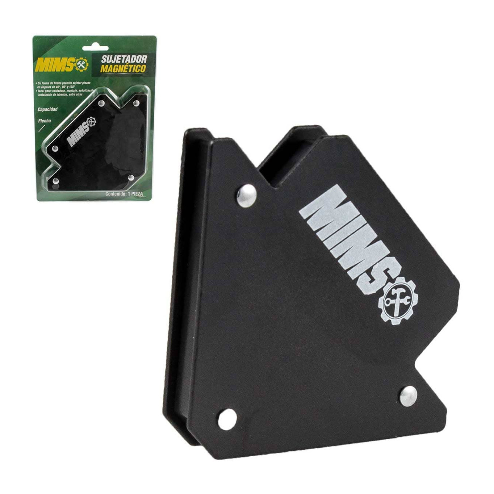 Sujetador Magnético Tipo Flecha para Soldar 3" - 11 Kg MIMS