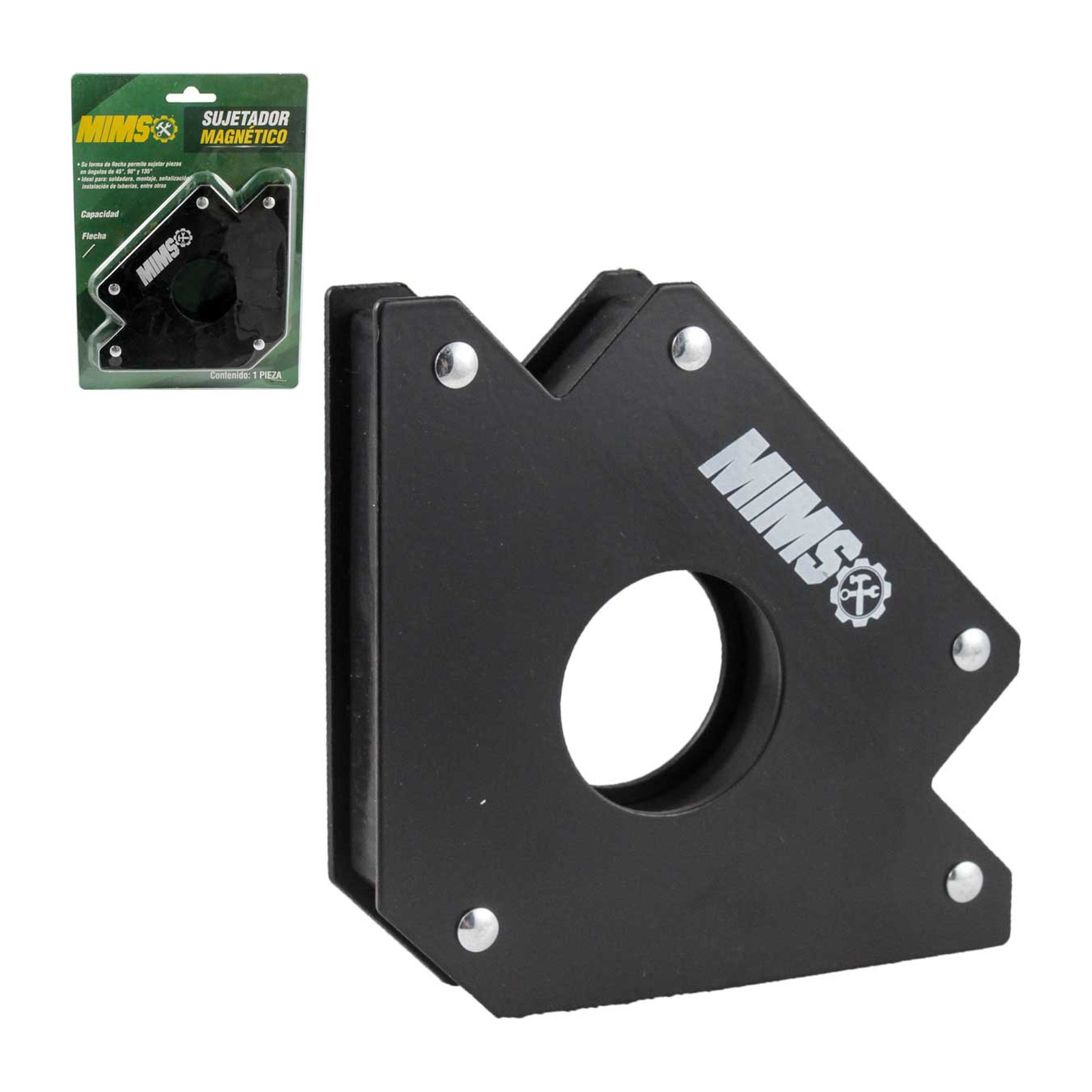 Sujetador Magnético Tipo Flecha para Soldar 5" 38 Kg MIMS