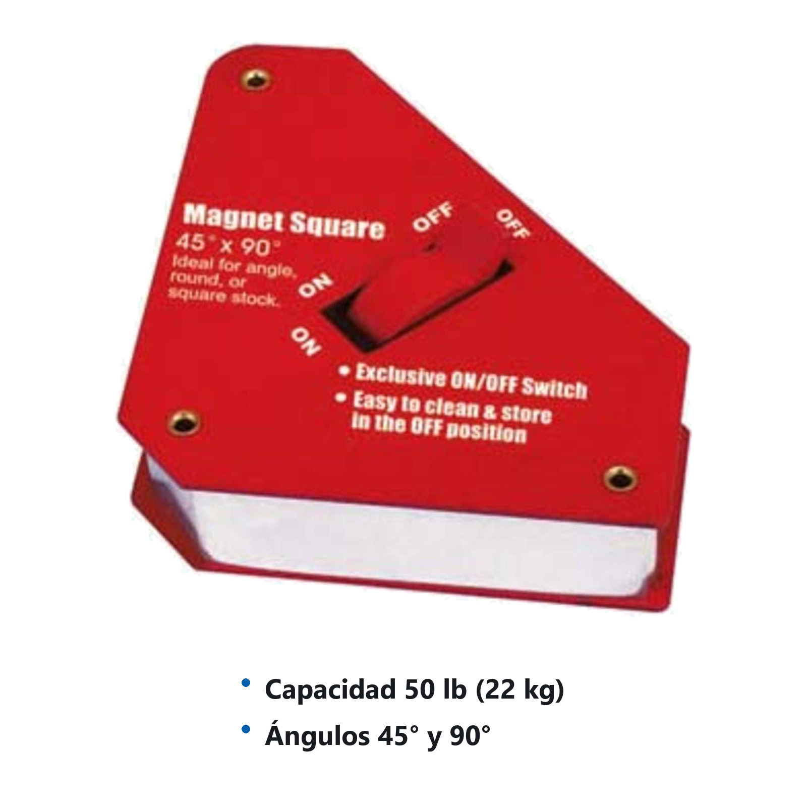 POSICIONADOR MAGNETICO P/SOLDAR 6'' x 5'' x 1-3/8'' ON/OFF - Imagen 2