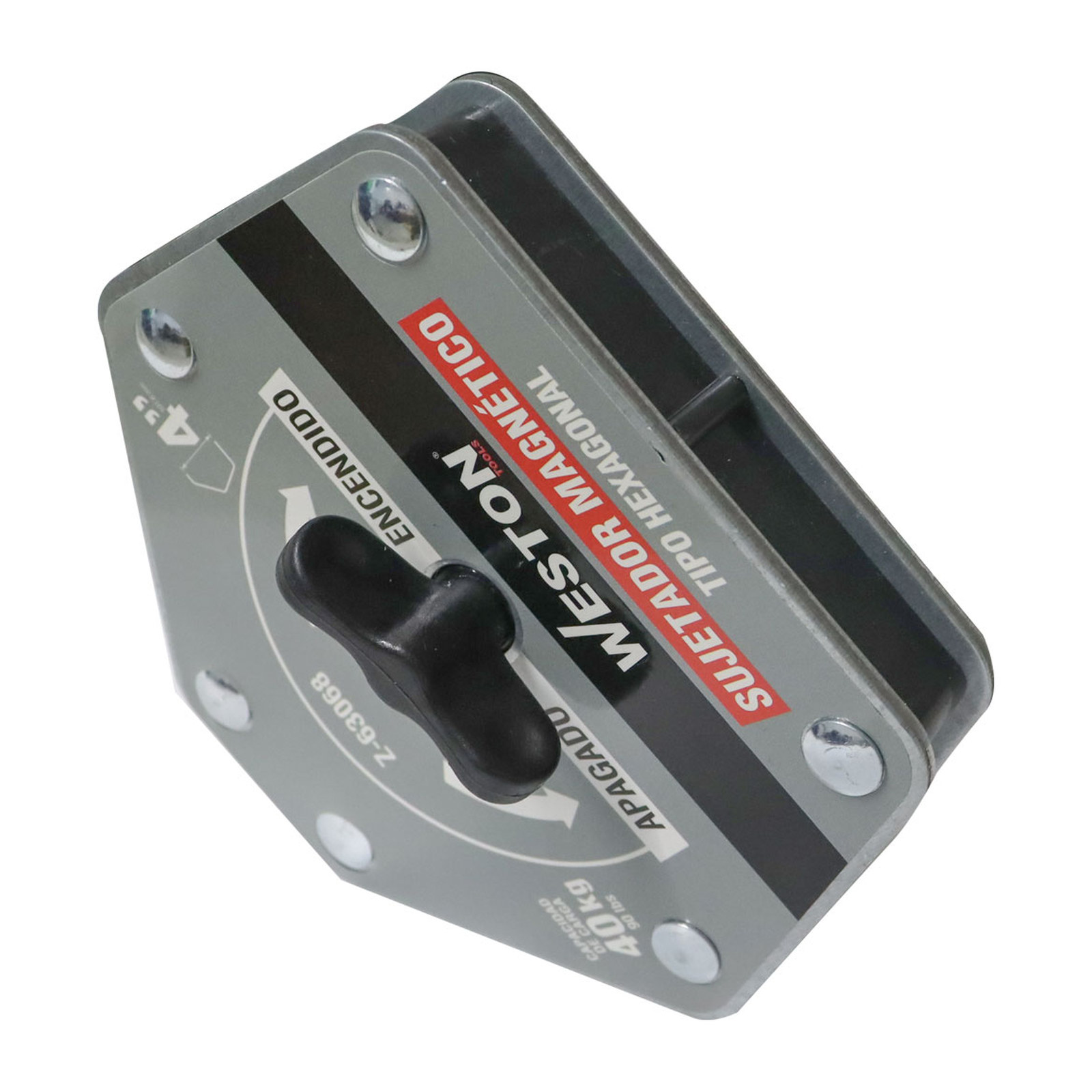 SUJETADOR MAGNETICO TIPO HEXAGONAL P/SOLDAR 4" - 40KG - Imagen 3
