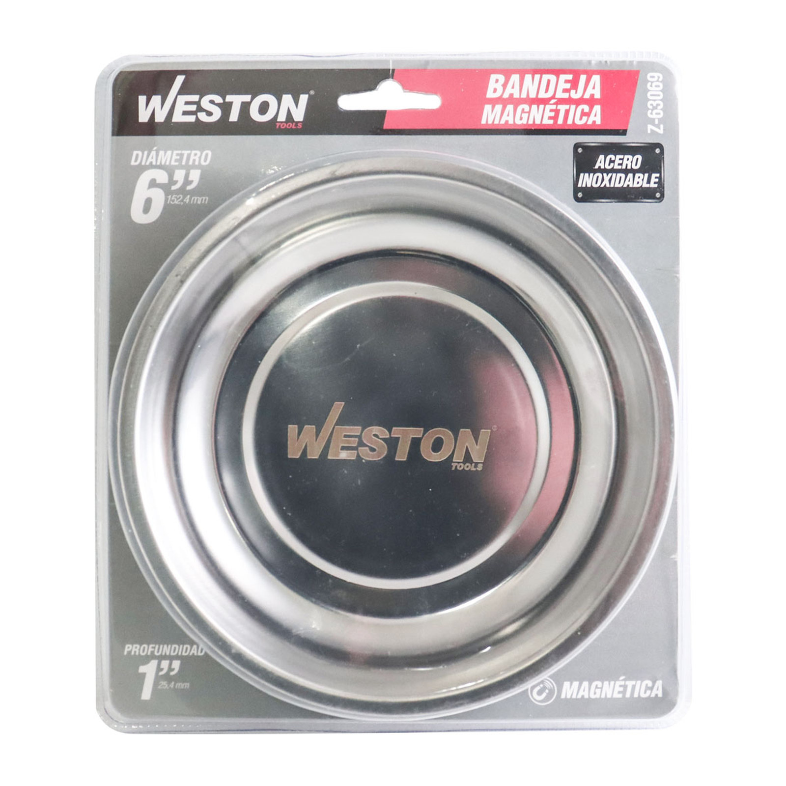 BANDEJA MAGNETICA ACERO INOX. 6" X 1" - Imagen 4