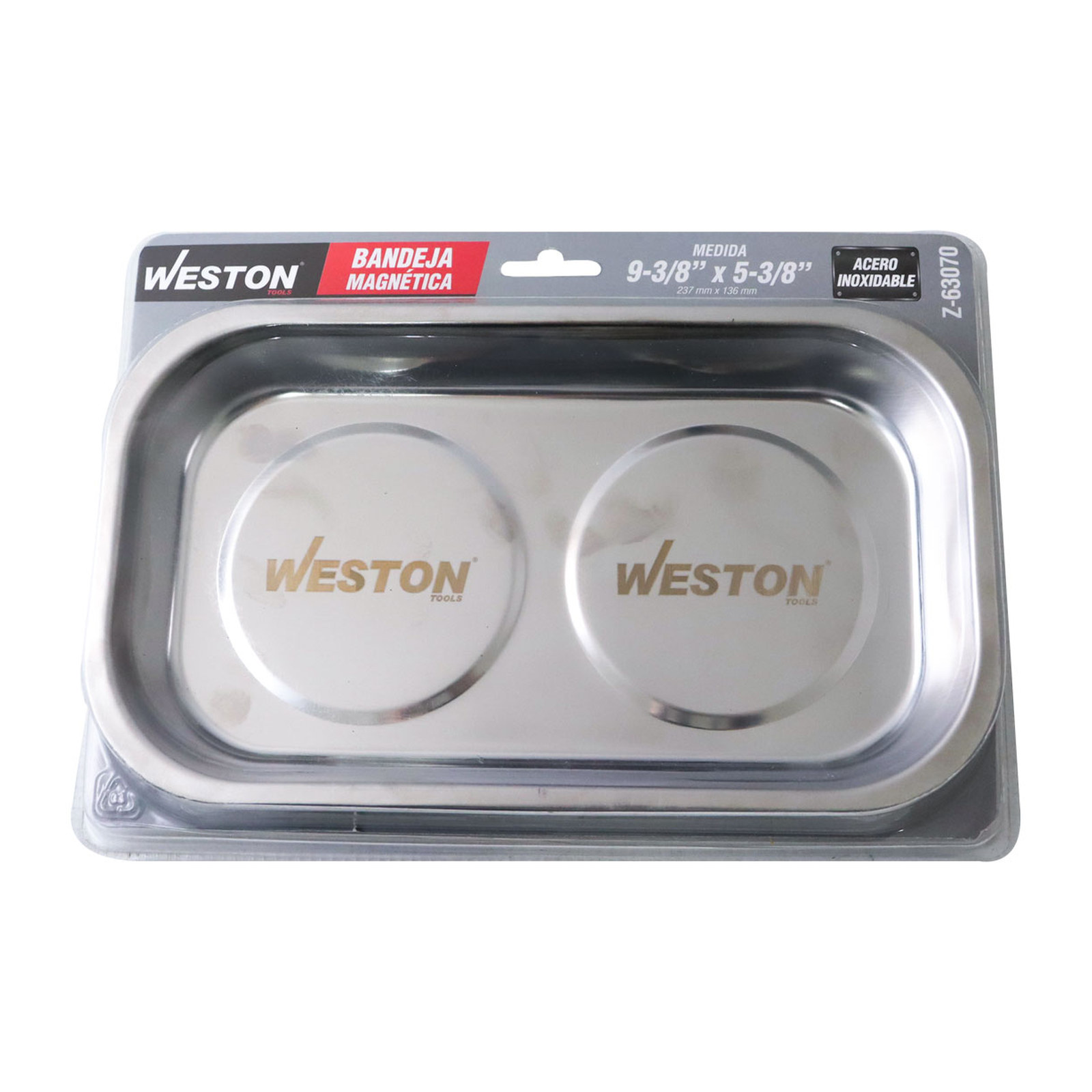 BANDEJA MAGNETICA ACERO INOX. 5-3/8"×9-3/8"x1-1/8" - Imagen 4