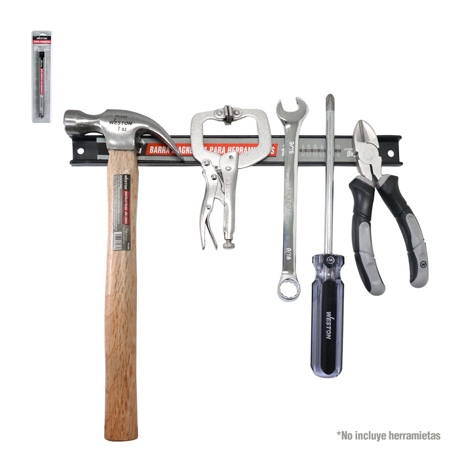 Barra Magnética para Herramientas 12" 9 kg Weston