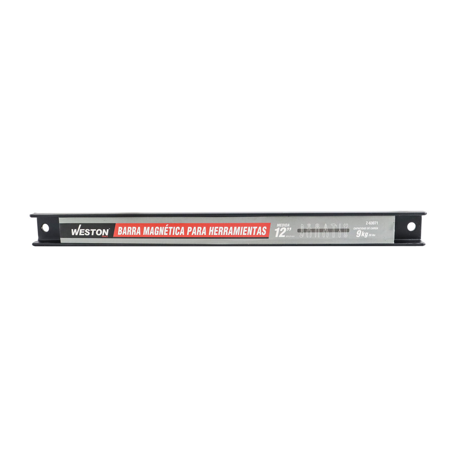 BARRA MAGNETICA P/HERRAMIENTAS 12" CAP. 9KG - Imagen 2