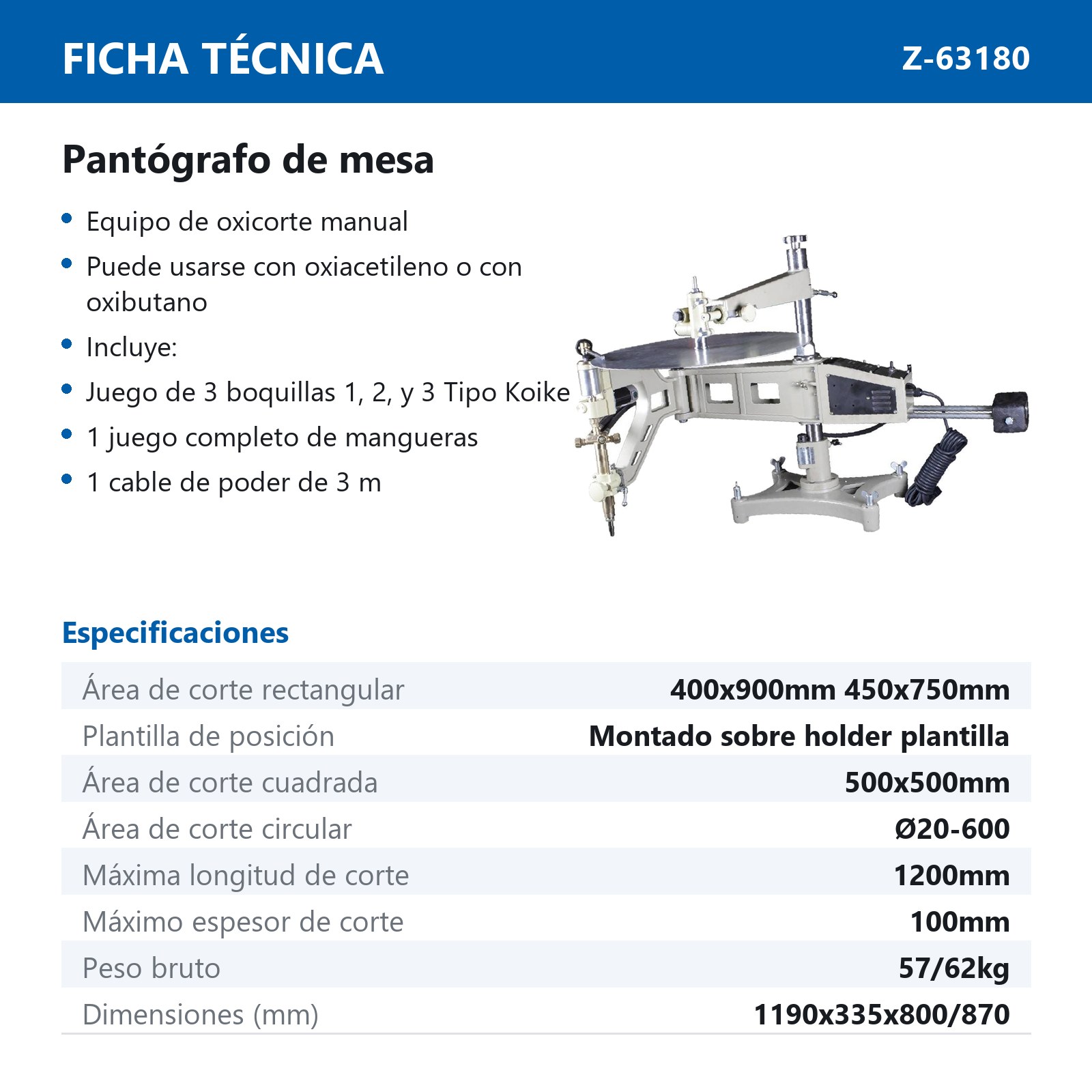 PANTOGRAFO DE MESA - Imagen 2