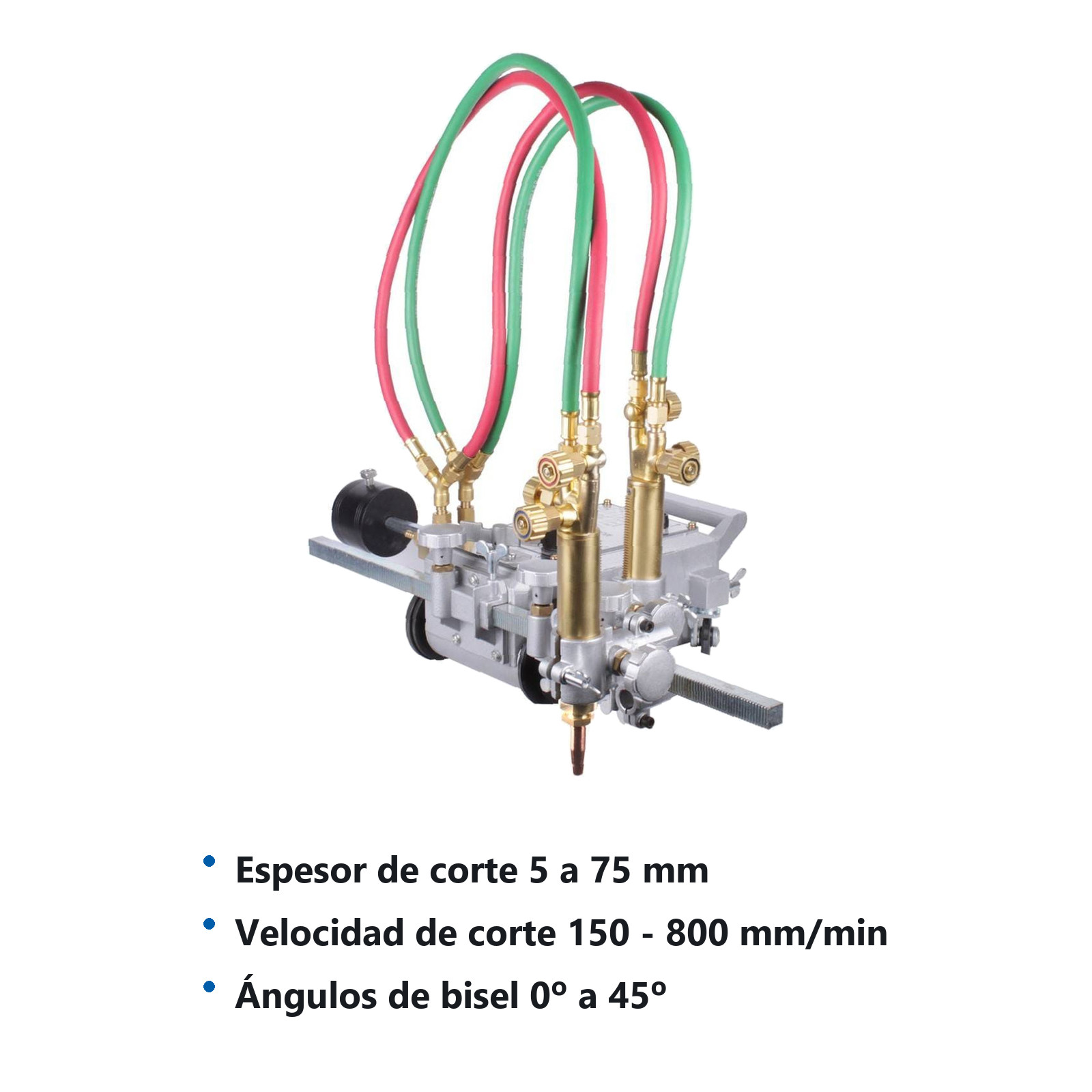 MAQUINA OXICORTE DOBLE ANTORCHA 110V - Imagen 2