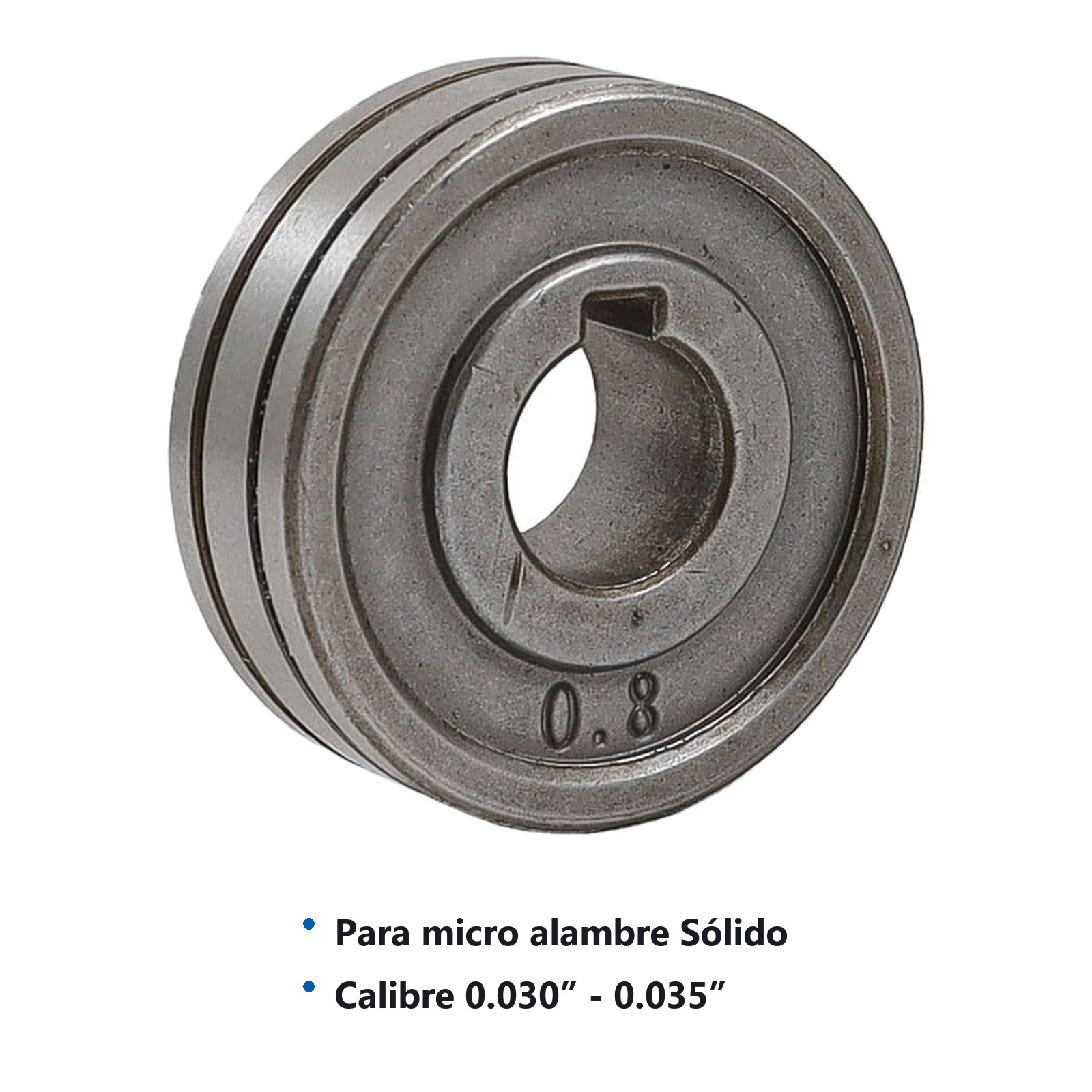 RODILLO MIG ALAMBRE SOLIDO .030" - .035" Z-67040 y Z-67050 - Imagen 2