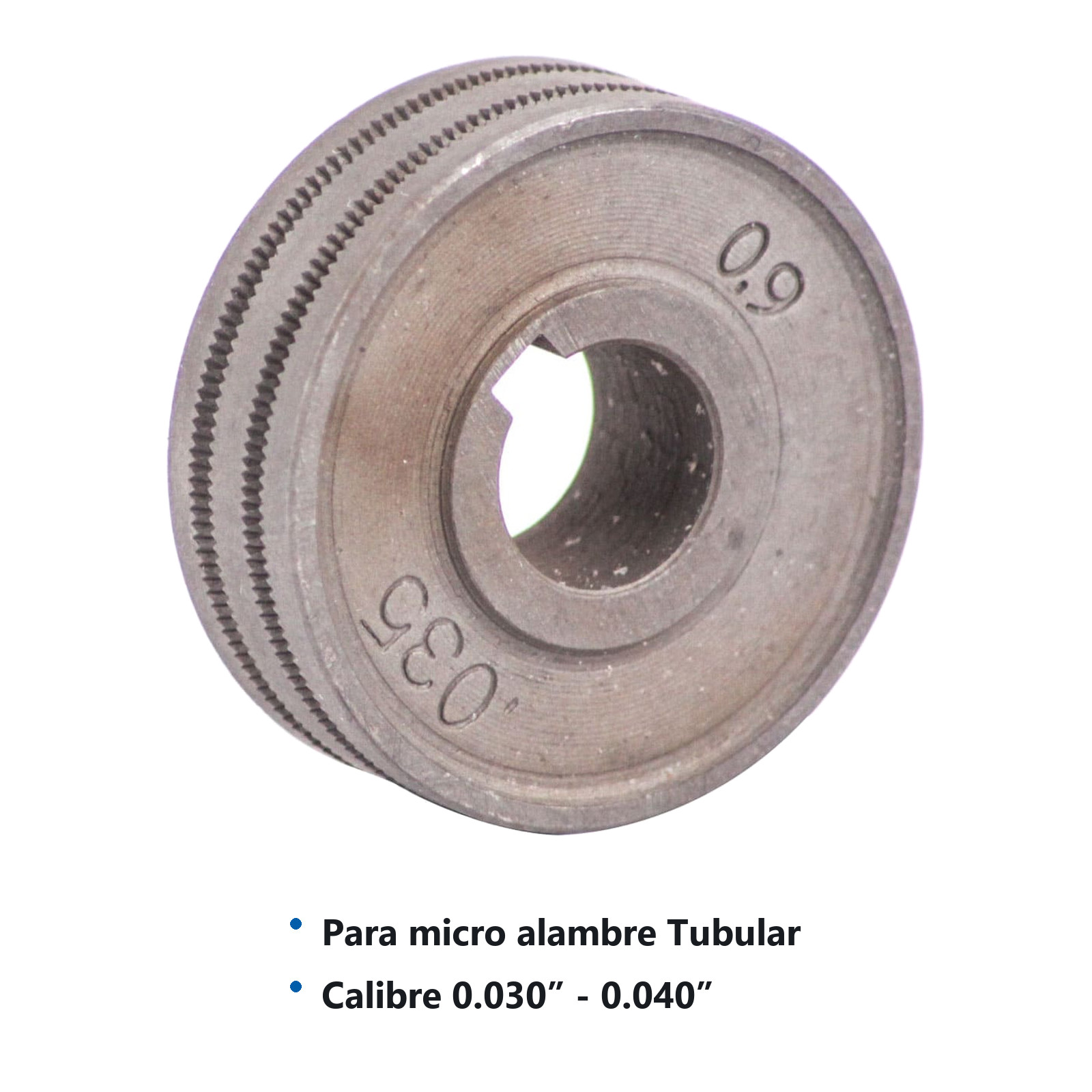 RODILLO MIG ALAMBRE TUBULAR .030" - .040" Z-67040 y Z-67050 - Imagen 2