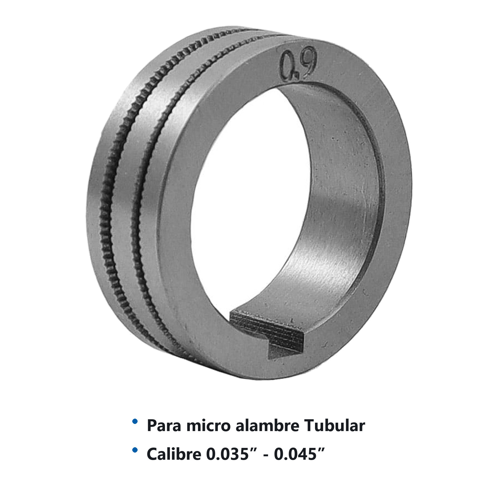 RODILLO P/MIG ALAMBRE TUBULAR  .035" - .045" MAQ. Z-67050 - Imagen 2