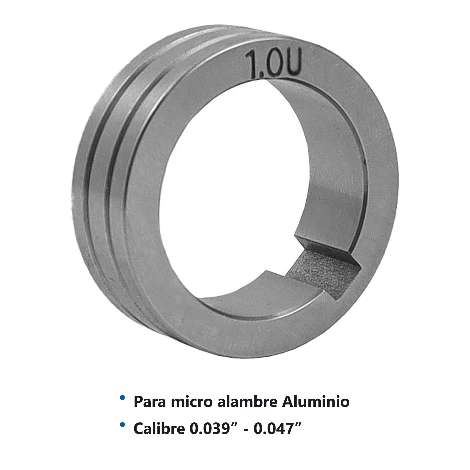 RODILLO P/MIG ALAMBRE ALUMINIO 1.0U/1.2U P/Z-67130 - Imagen 2