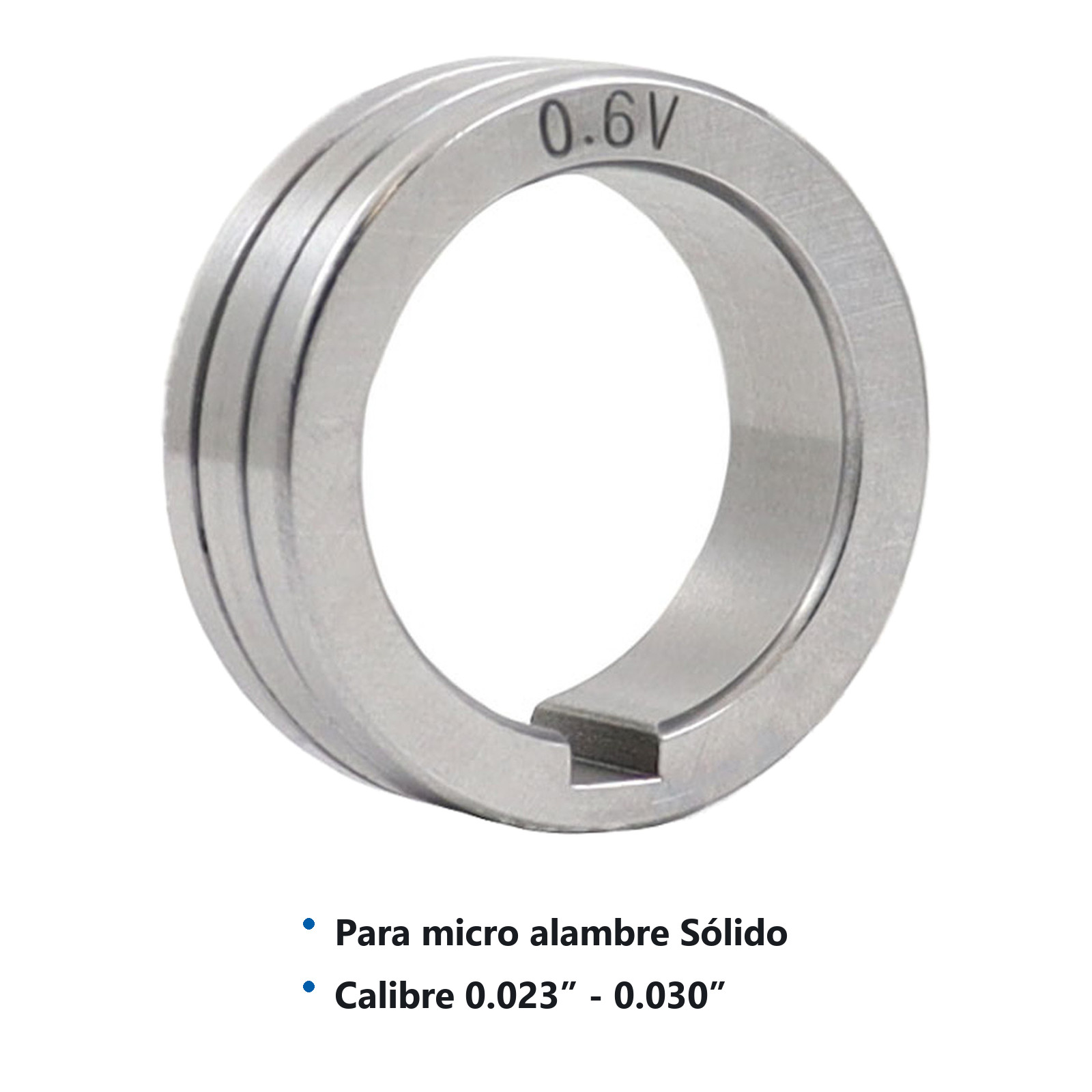 RODILLO MIG ALAMBRE SOLIDO 0.6V / 0.8V PARA Z-67130 - Imagen 2