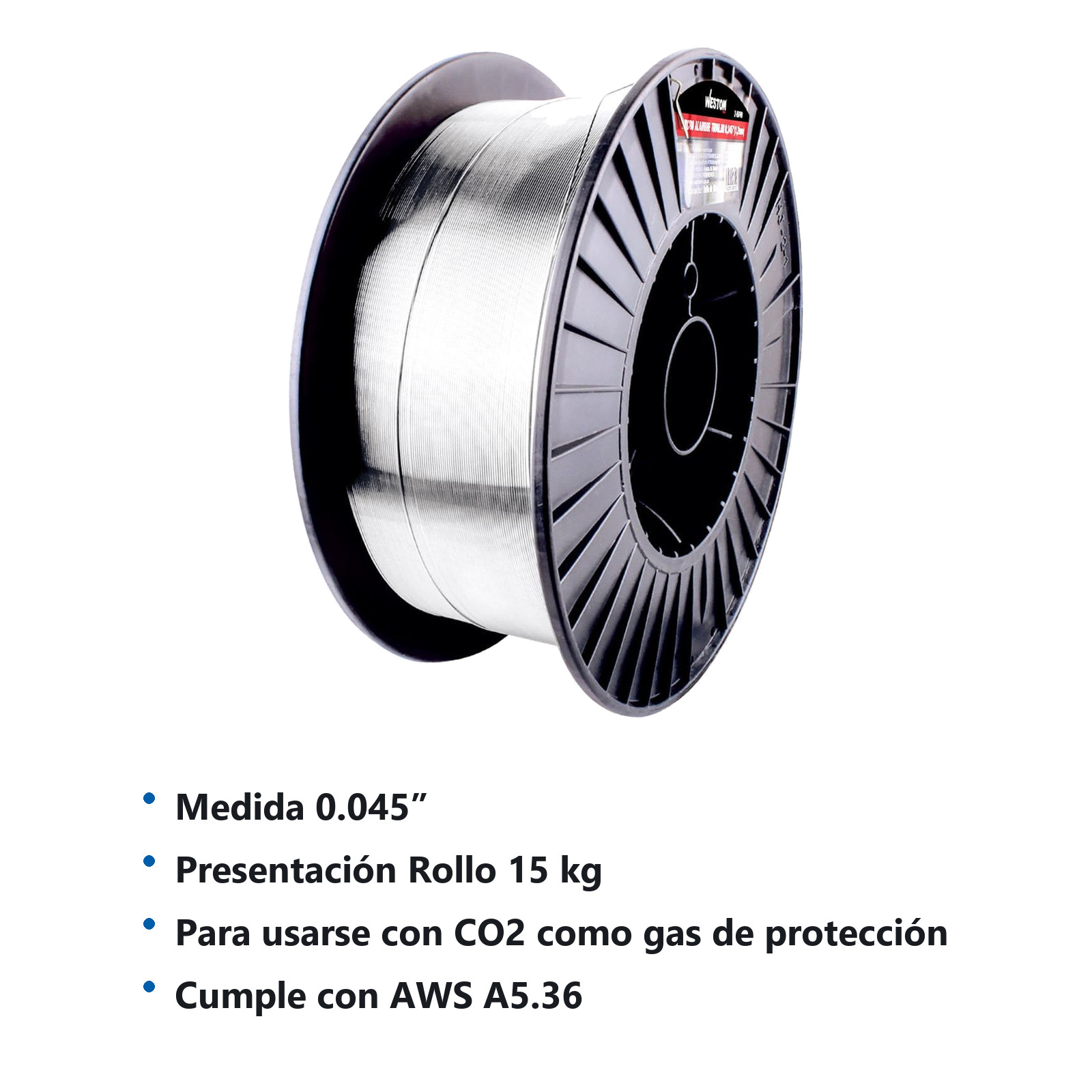SOLDADURA TUBULAR 71T-1 .045" (15KG, USO C/GAS) - Imagen 2