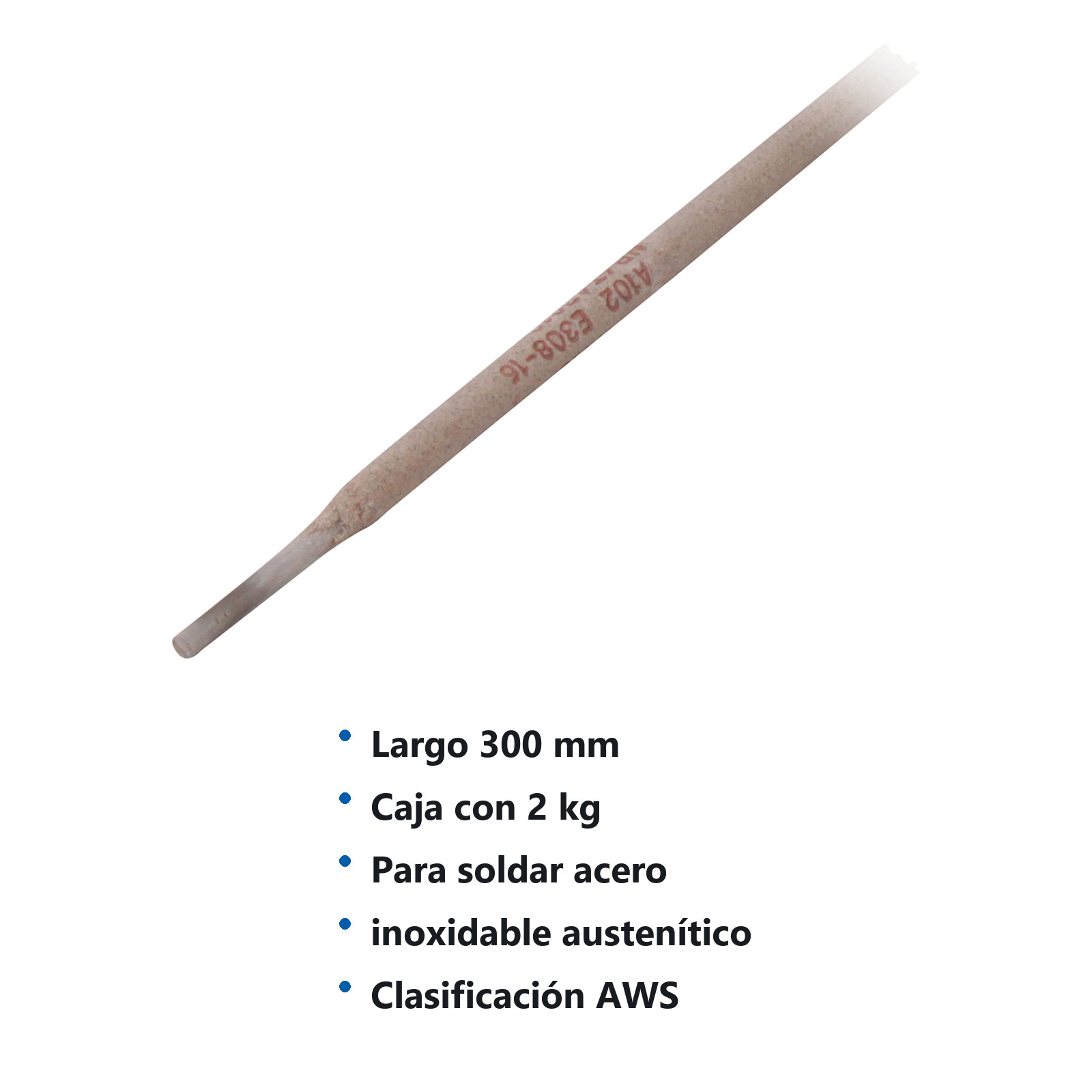 ELECTRODO PARA SOLDAR INOX 308-16 3/32" - 300MM (CAJA 2KG) - Imagen 3