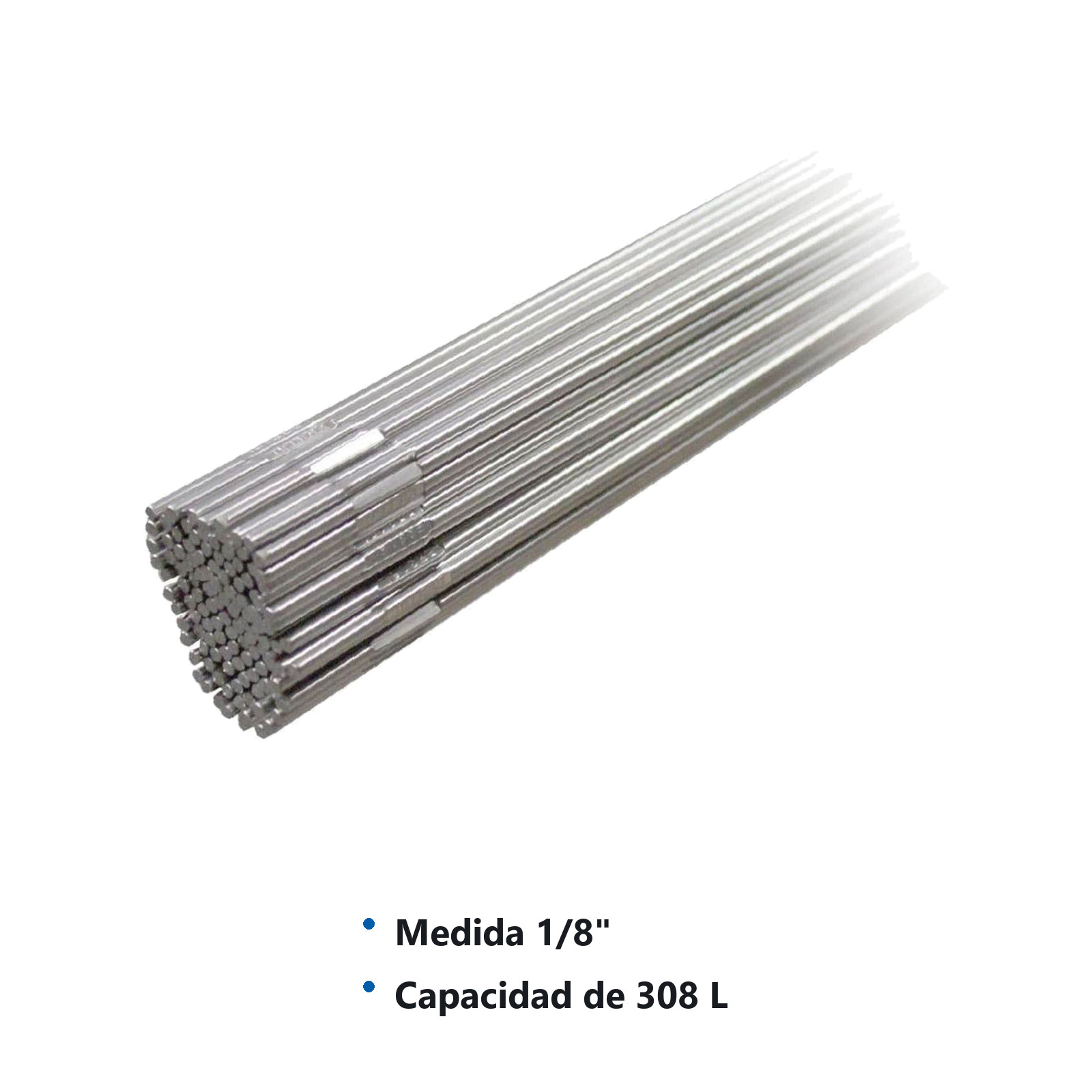 VARILLA APORTE TIG INOX 308L 1/8" (CAJA 5KG) - Imagen 4