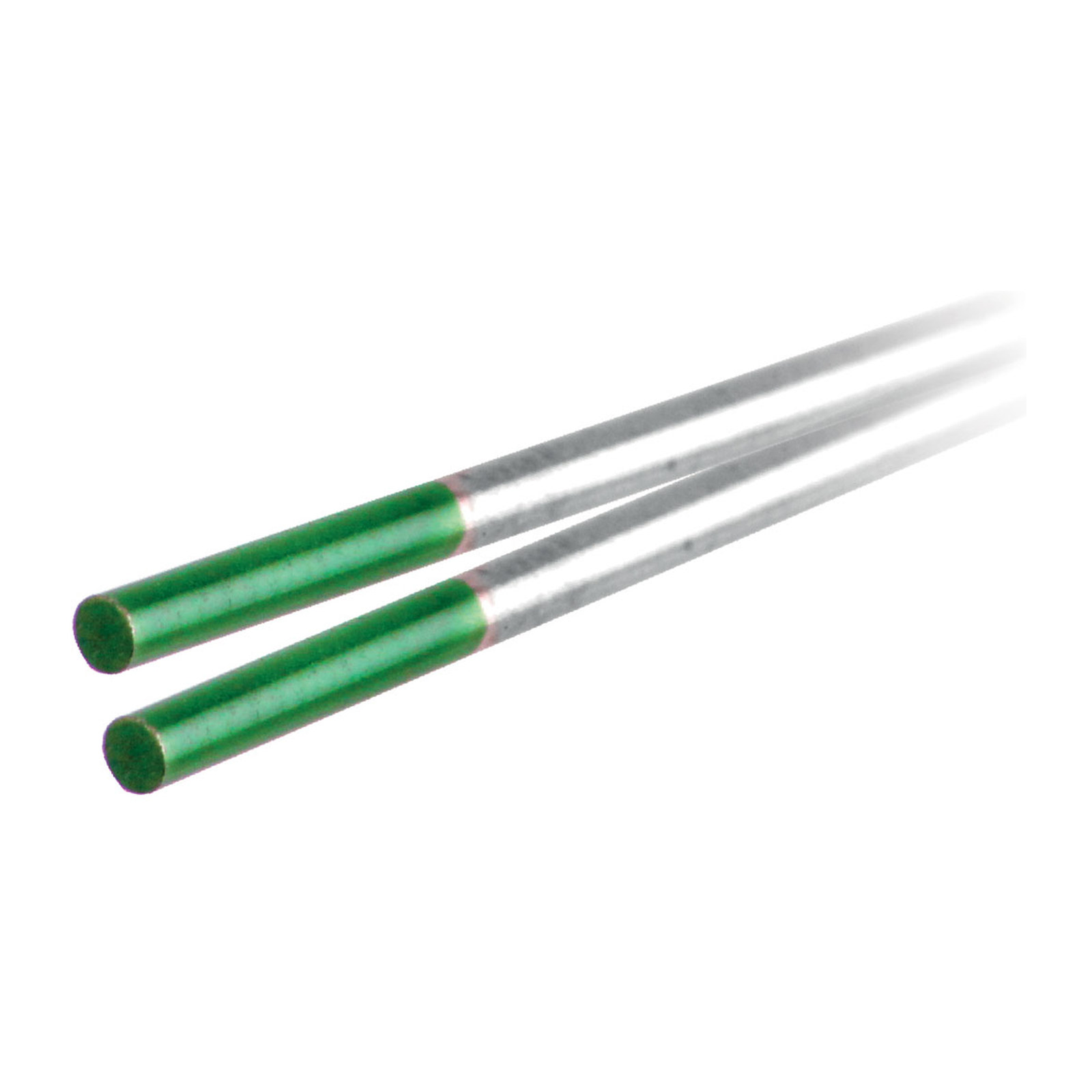 Electrodo de Tungsteno Verde Puro 1/8" x 7" para TIG WESTON (Estuche c/10 piezas)