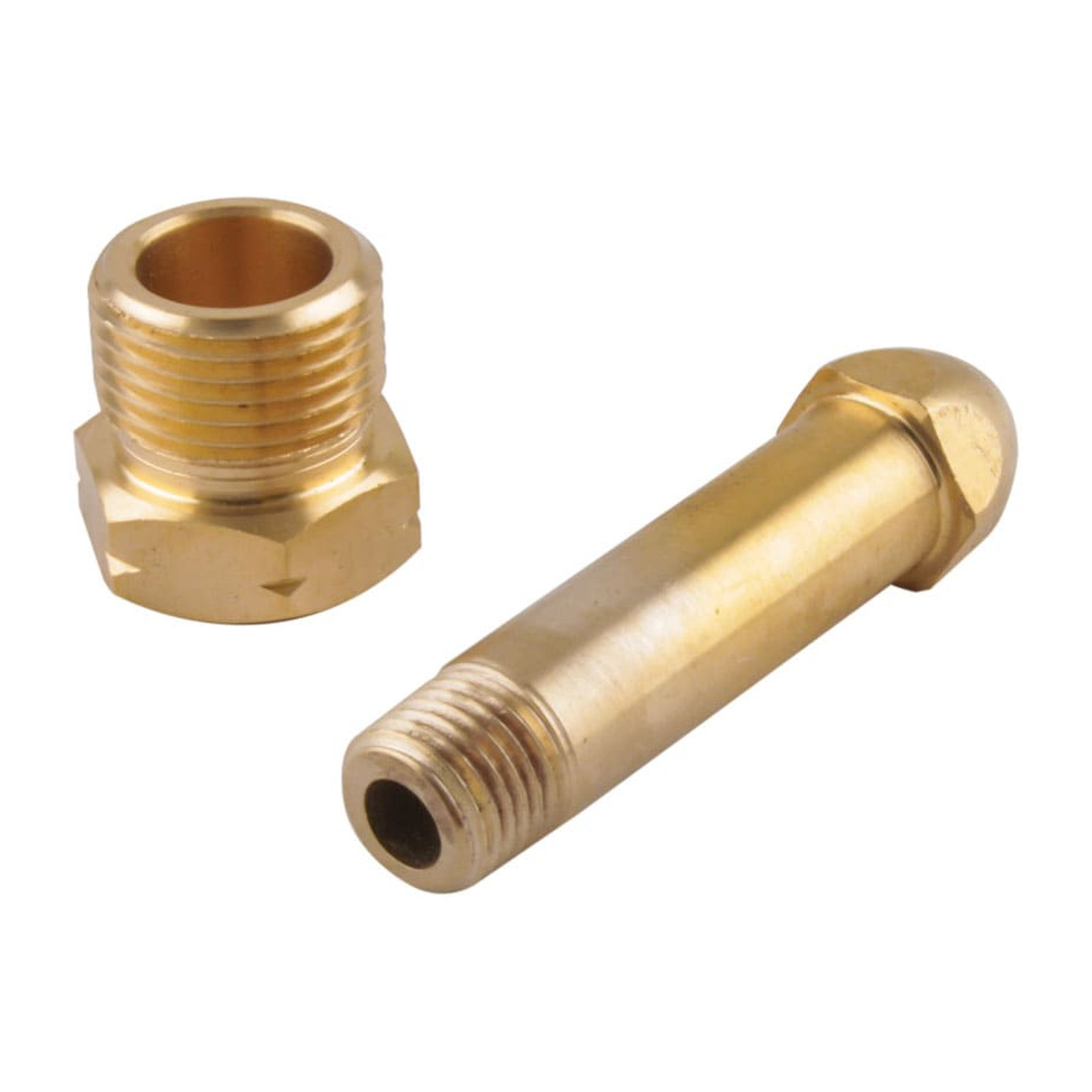 Juego de Tuerca y Niple para Regulador de Acetileno CGA-510 Weston