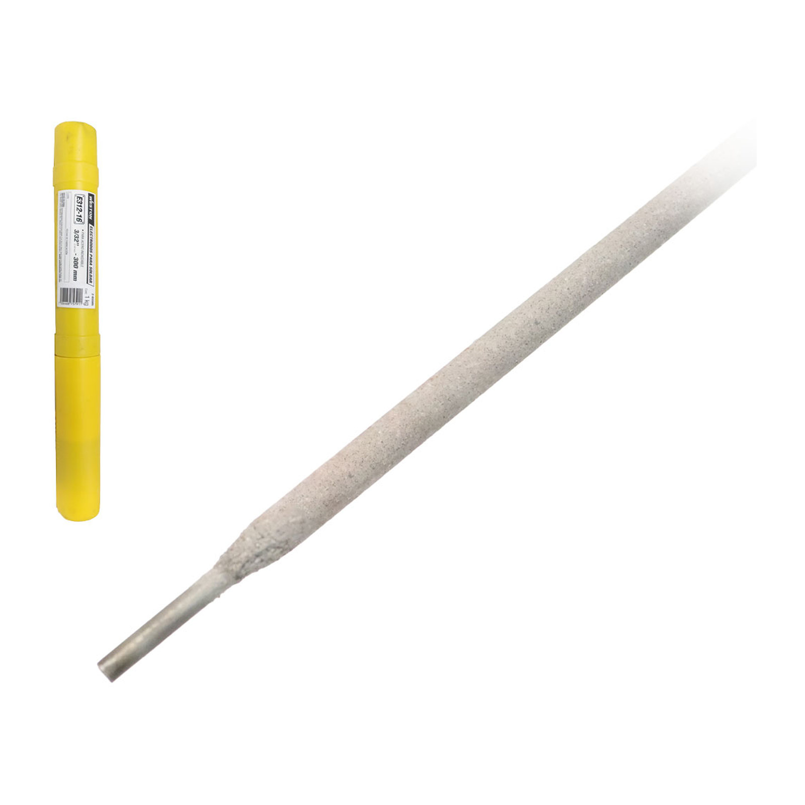 Electrodo para Soldar Acero Inoxidable E312-16 3/32" 300mm Caja 1 kg WESTON