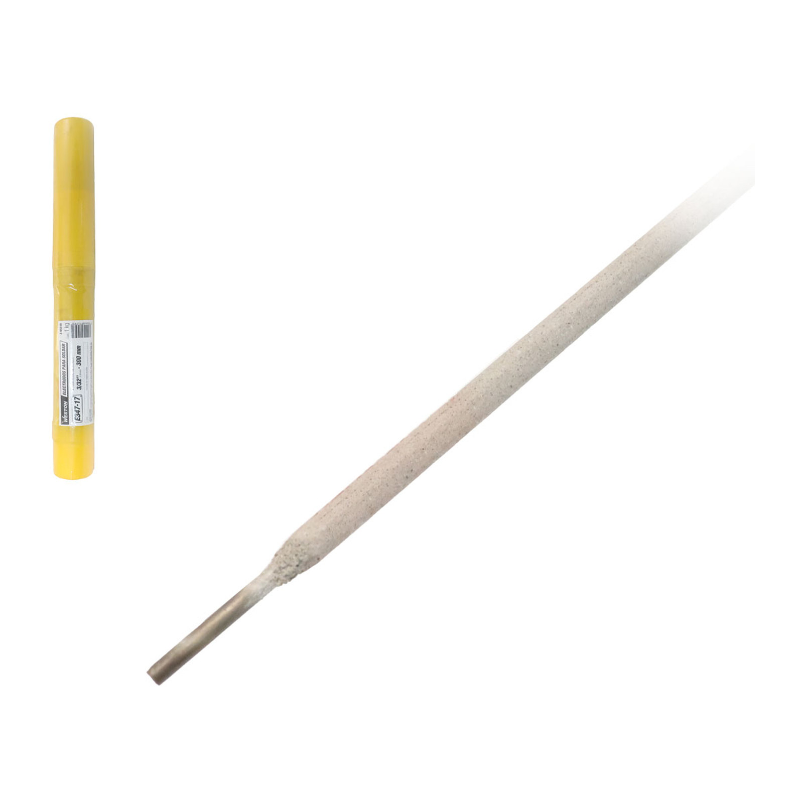 Electrodo para Soldar Acero Inoxidable E347-17 3/32" x 300 mm Weston (Caja 1 kg)