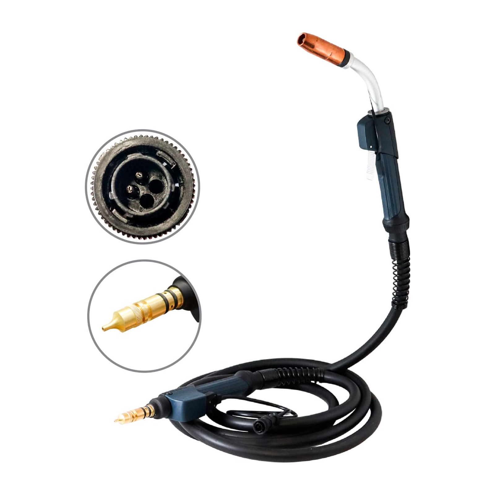 Antorcha MIG Tipo Tregaskiss 400 Amperes con Conector Tipo Miller WESTON