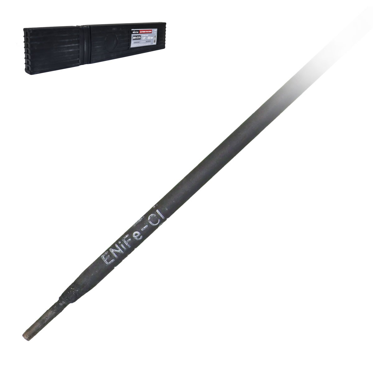 Electrodo para Soldar Hierro Fundido ENiFe-CI 55% 1/8" 350 mm Caja 1 kg WESTON