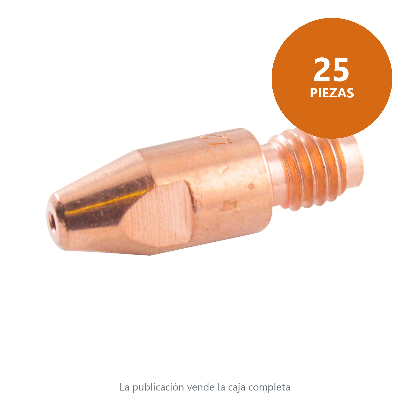 PUNTA DE CONTACTO TIPO BINZEL .045''/1.2MM PB4014-12A ROSCA M8 (Empaque c/25 pzas - Precio x pieza) - Imagen 2
