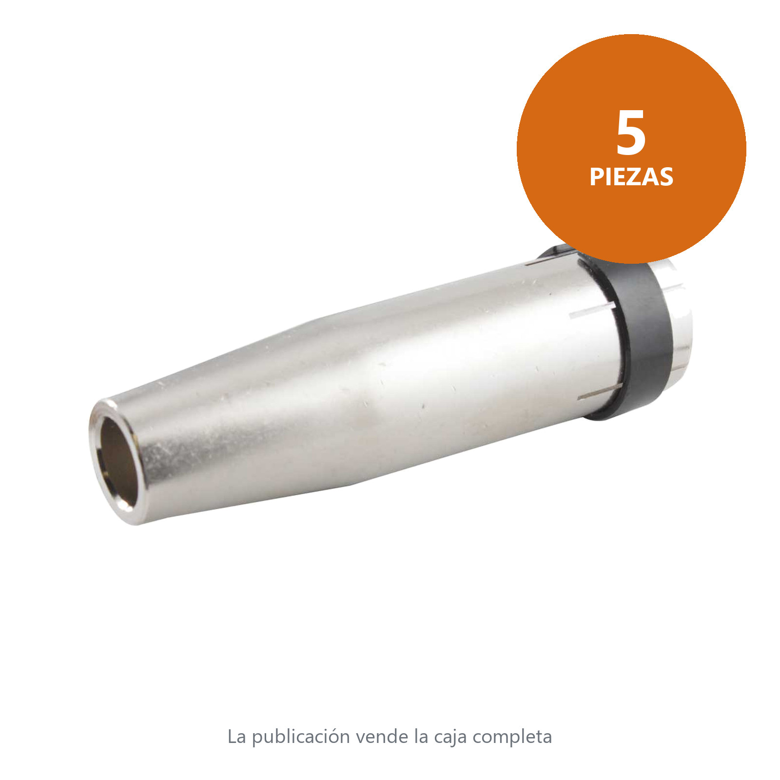 TOBERA TIPO BINZEL 12 X 2.25MM PB3617 (Empaque c/5 pzas - Precio x pieza) - Imagen 2