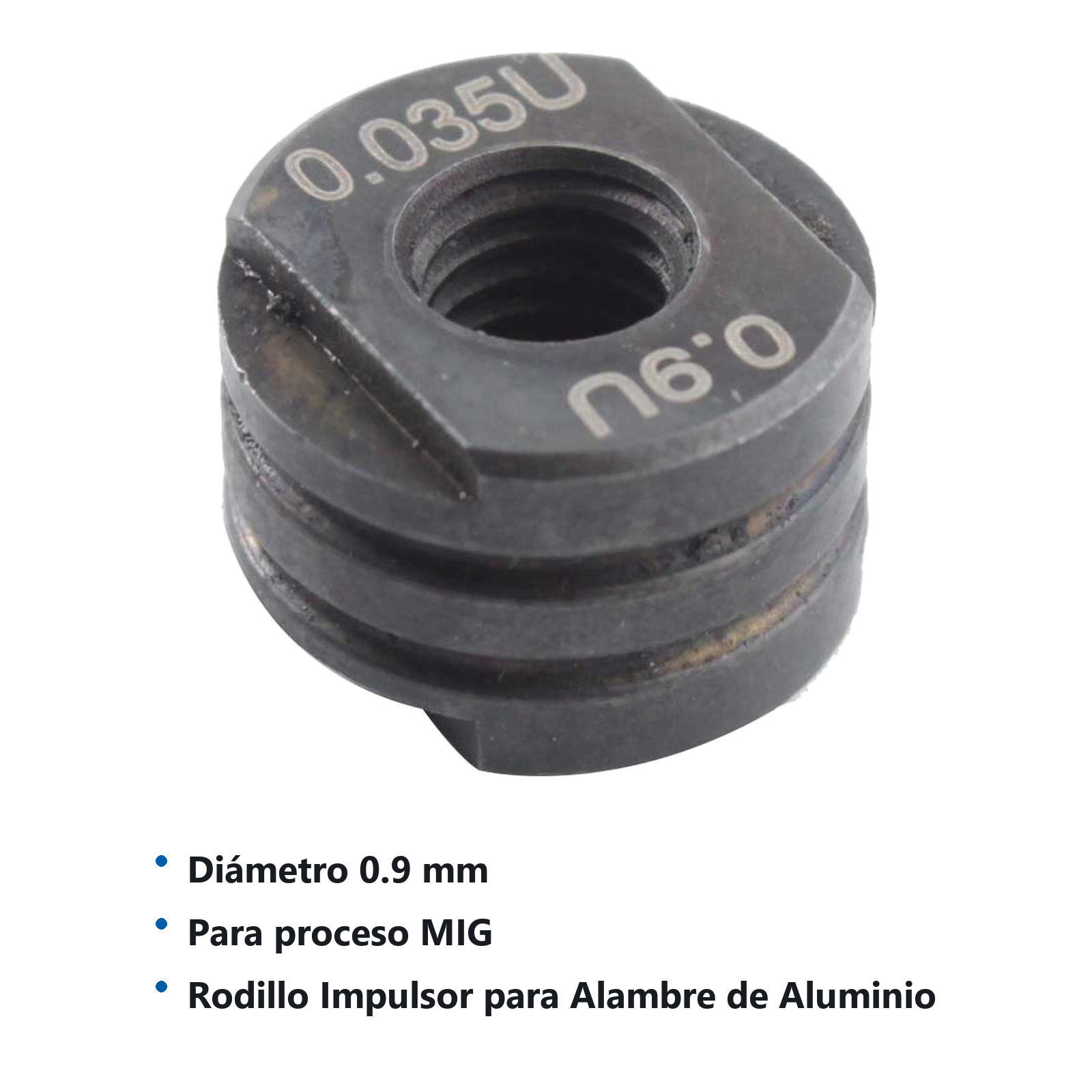 RODILLO P/MIG ALAMBRE ALUMINIO 0.9 MM SGP8224W-09U - Imagen 2