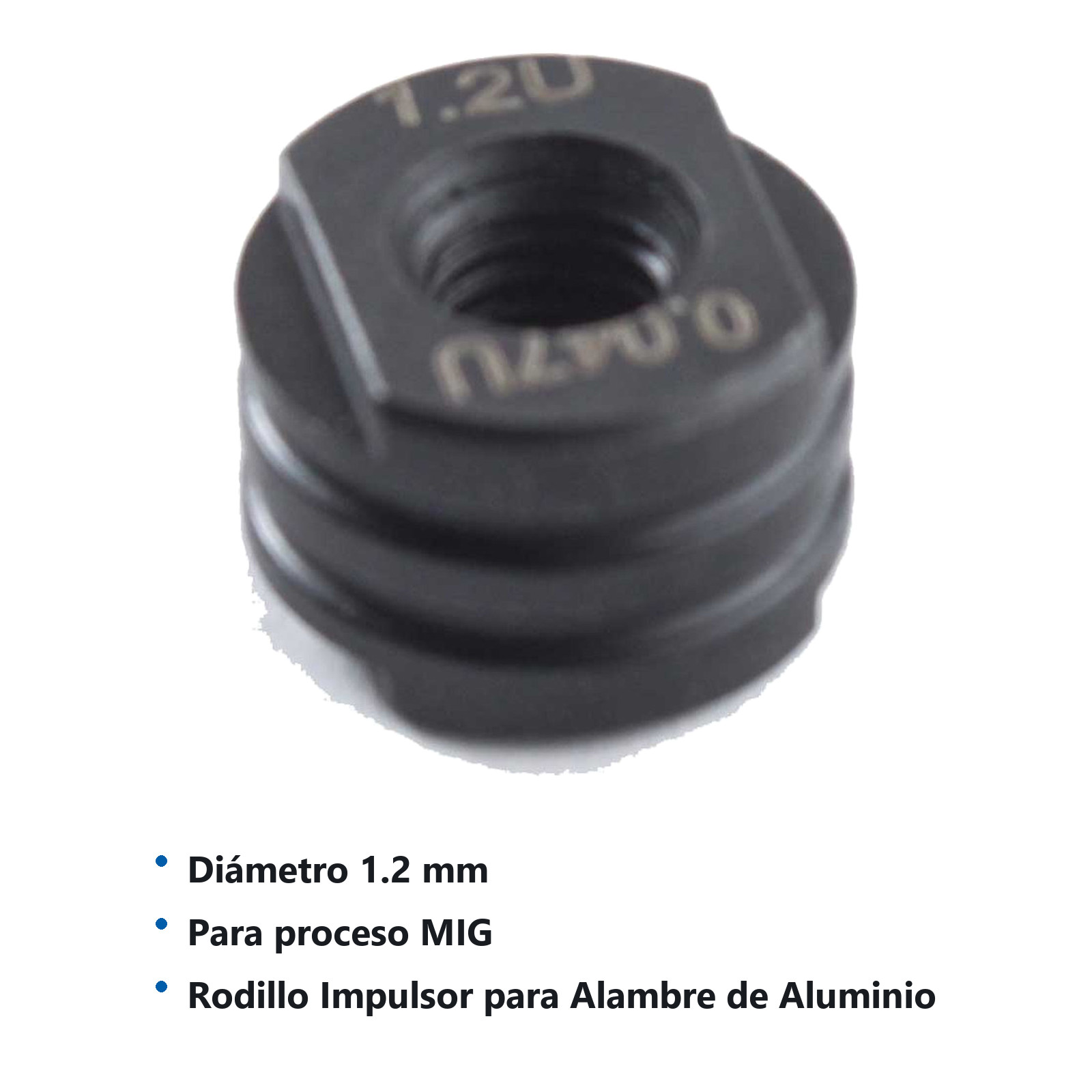 RODILLO P/MIG ALAMBRE ALUMINIO 1.2 MM SGP8224W-12U - Imagen 2