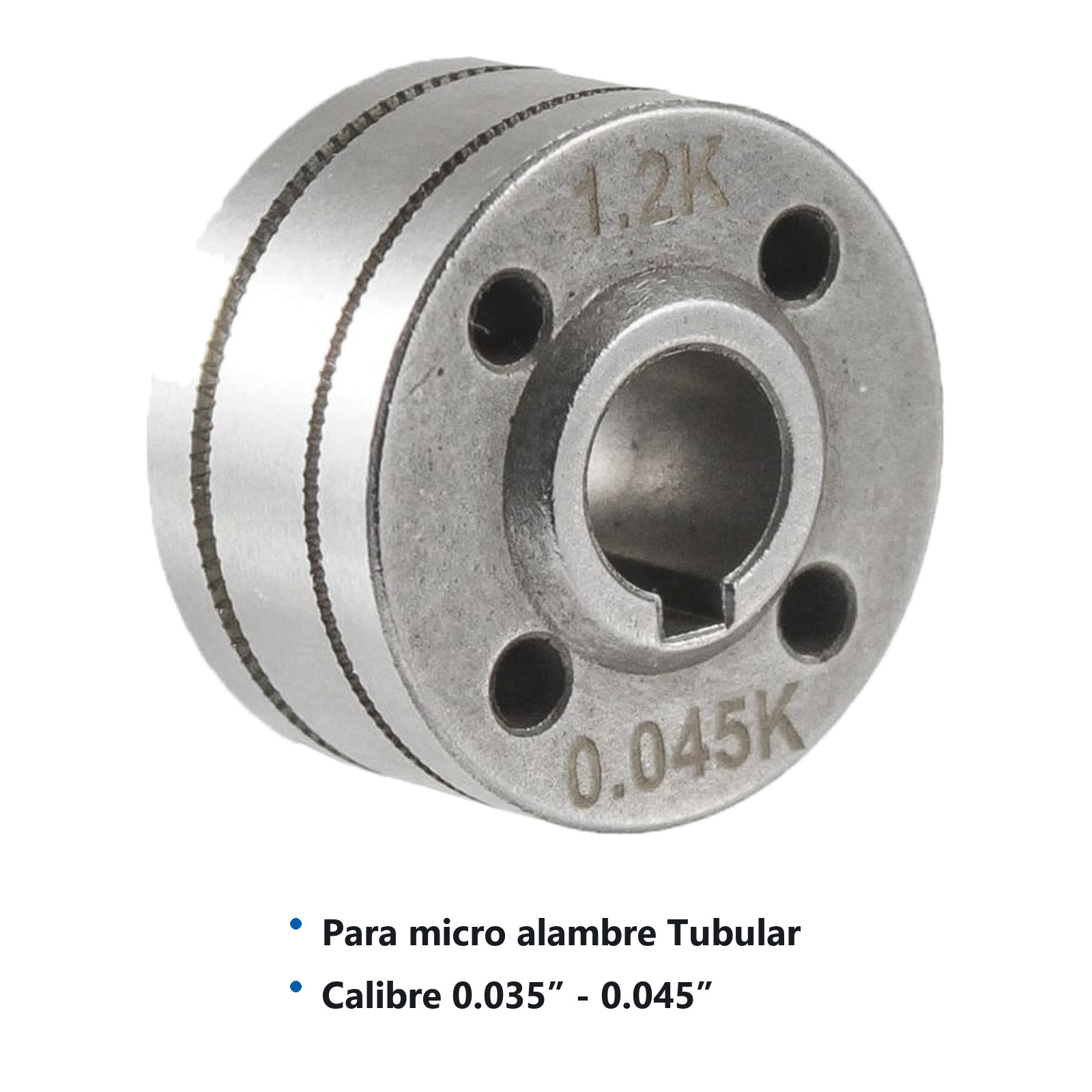 RODILLO P/MIG ALAMBRE TUBULAR .035" - .045" MAQ. Z-67090 - Imagen 2