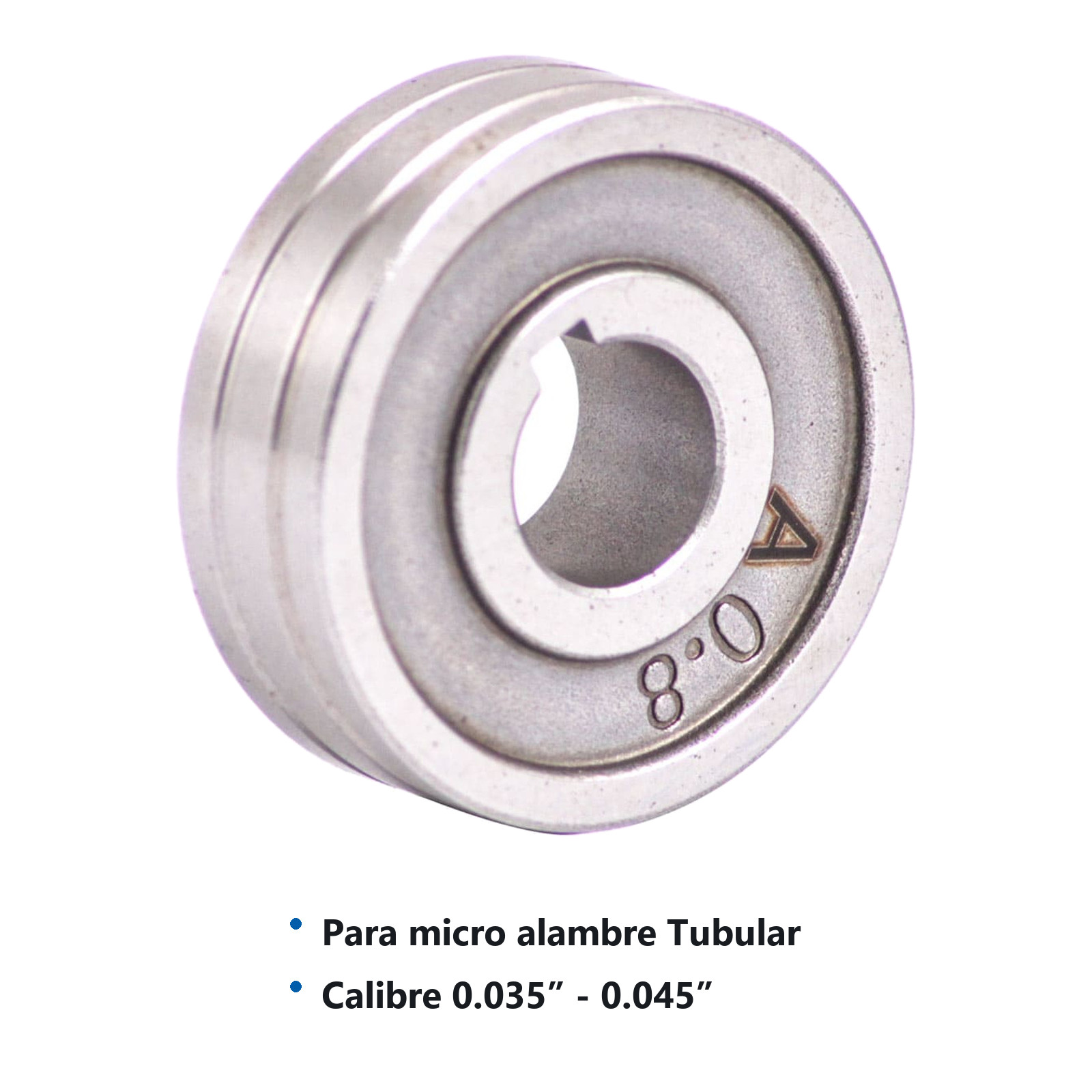 RODILLO P/MIG ALAMBRE TUBULAR .035" - .045" MAQ. Z-67100 - Imagen 2